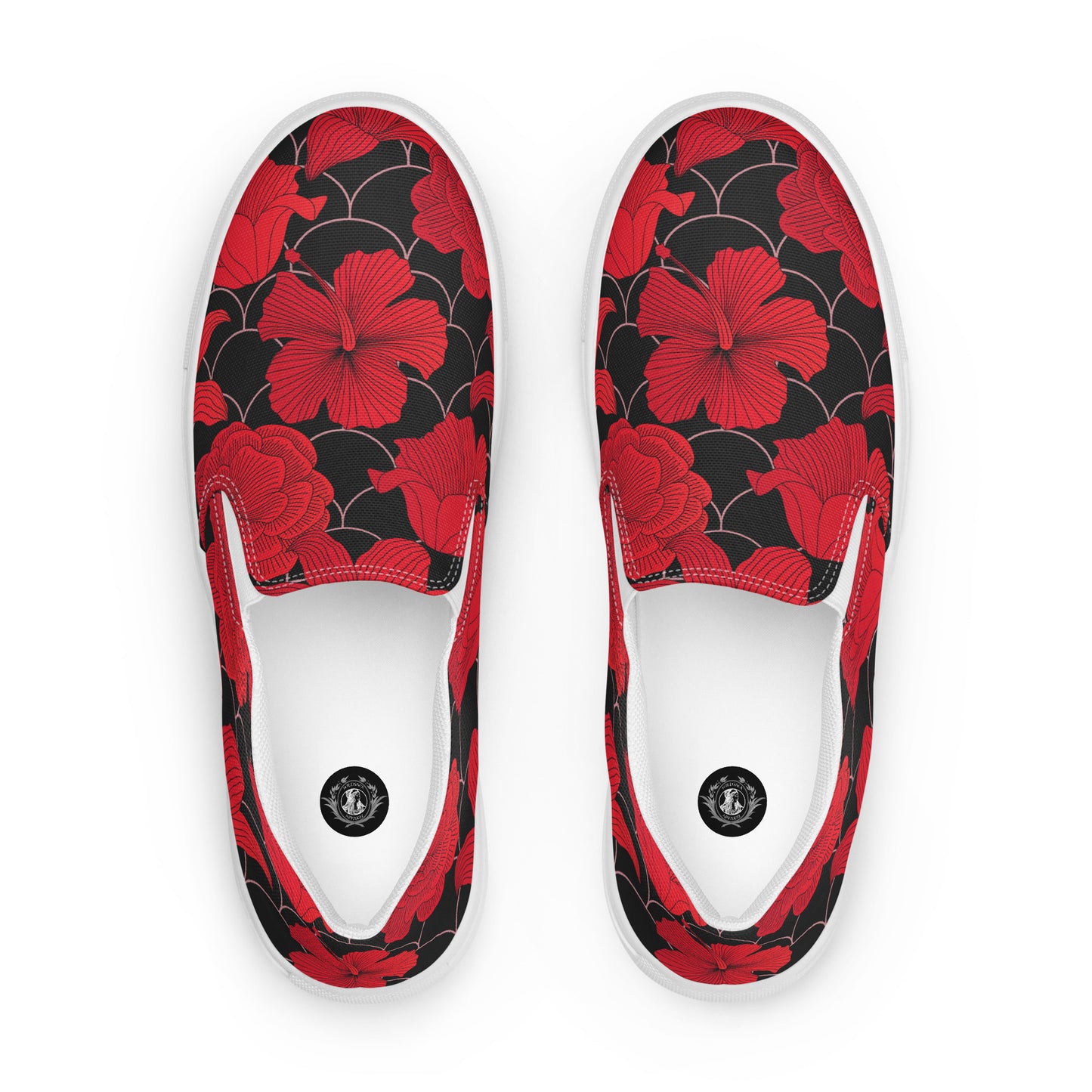 Eden Garden | Women’s Slip-on Canvas Shoes | Red Lily