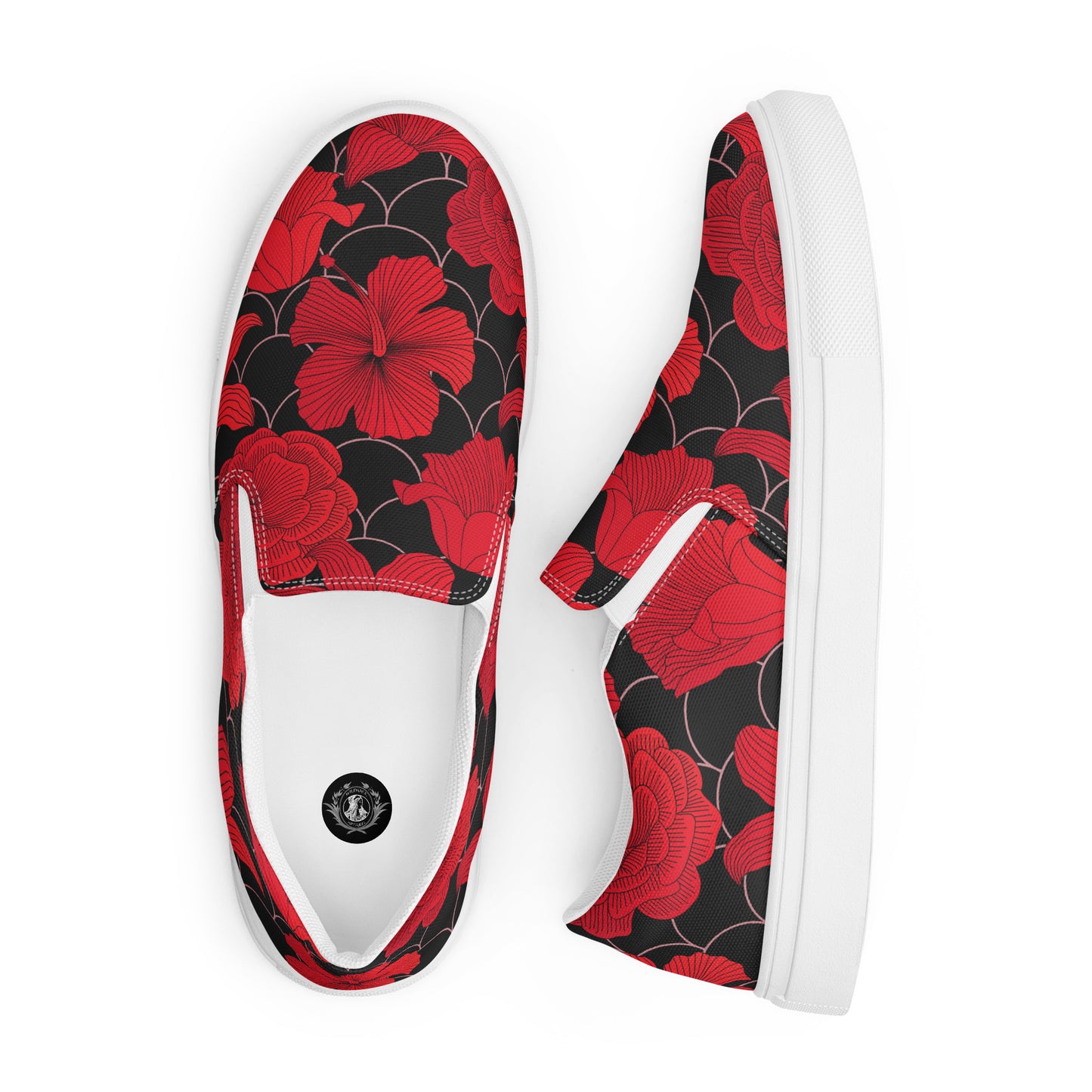 Eden Garden | Women’s Slip-on Canvas Shoes | Red Lily