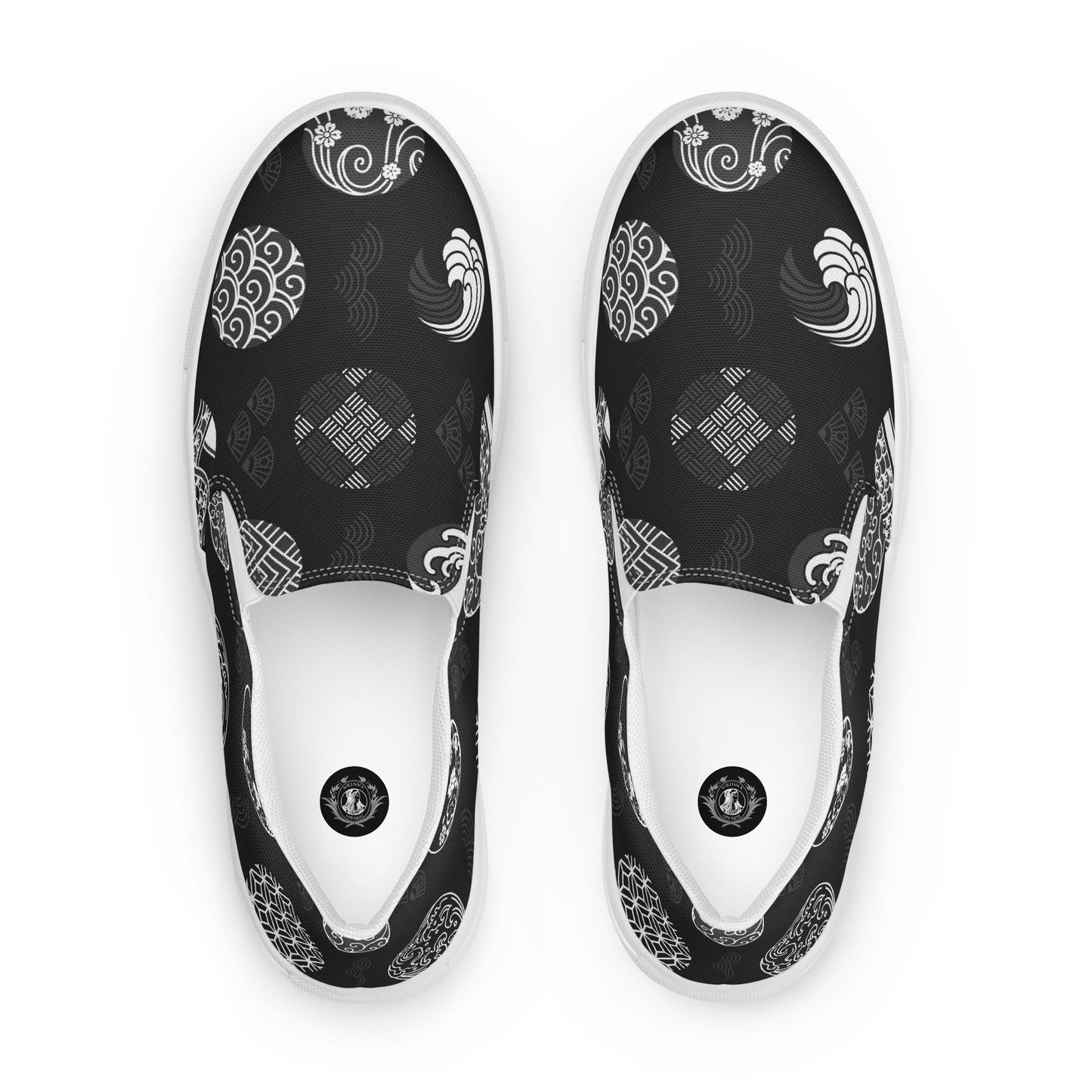 Silk Road | Women’s Slip-on Canvas Shoes | Black Seal