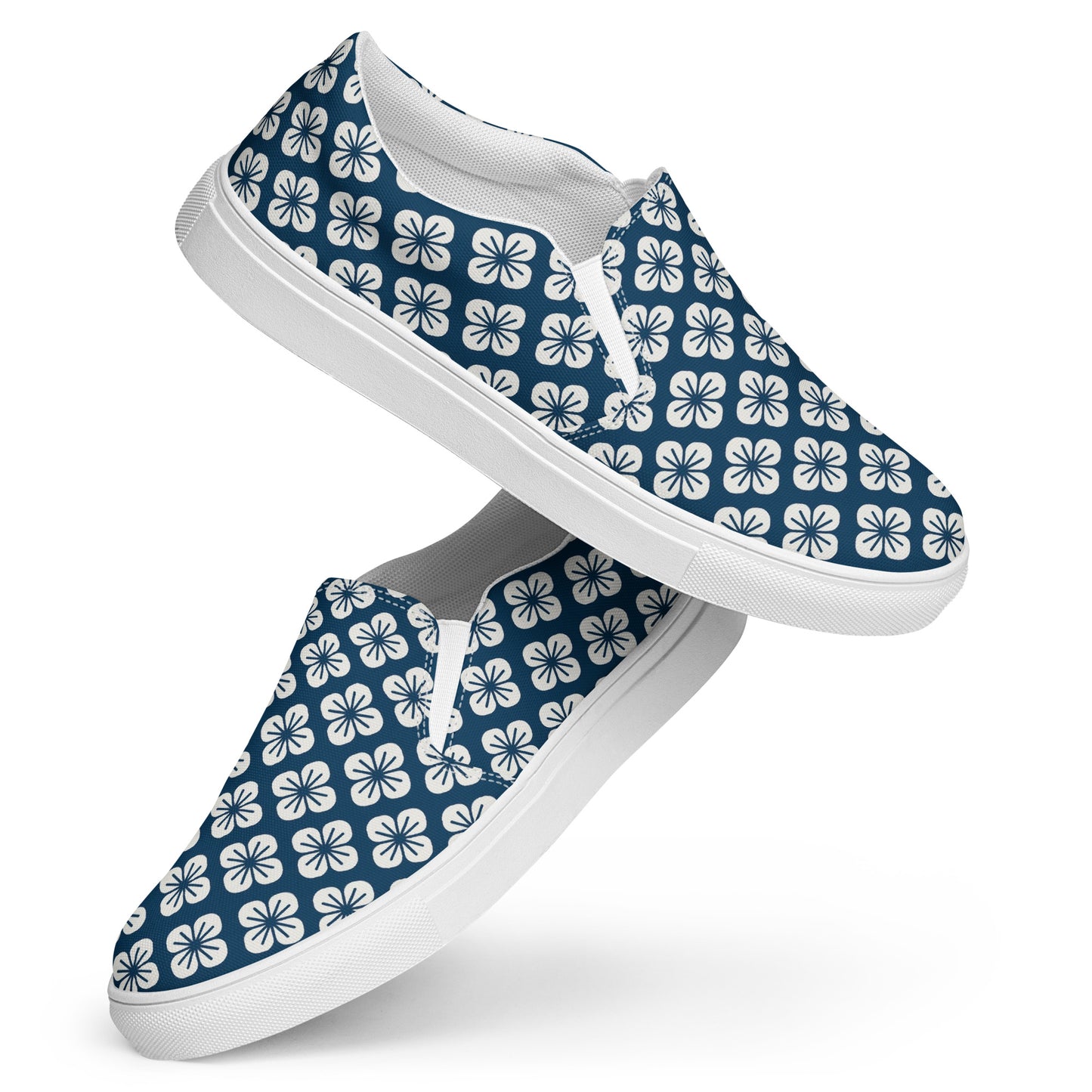 Silk Road | Women’s Slip-on Canvas Shoes | Blue Orchid