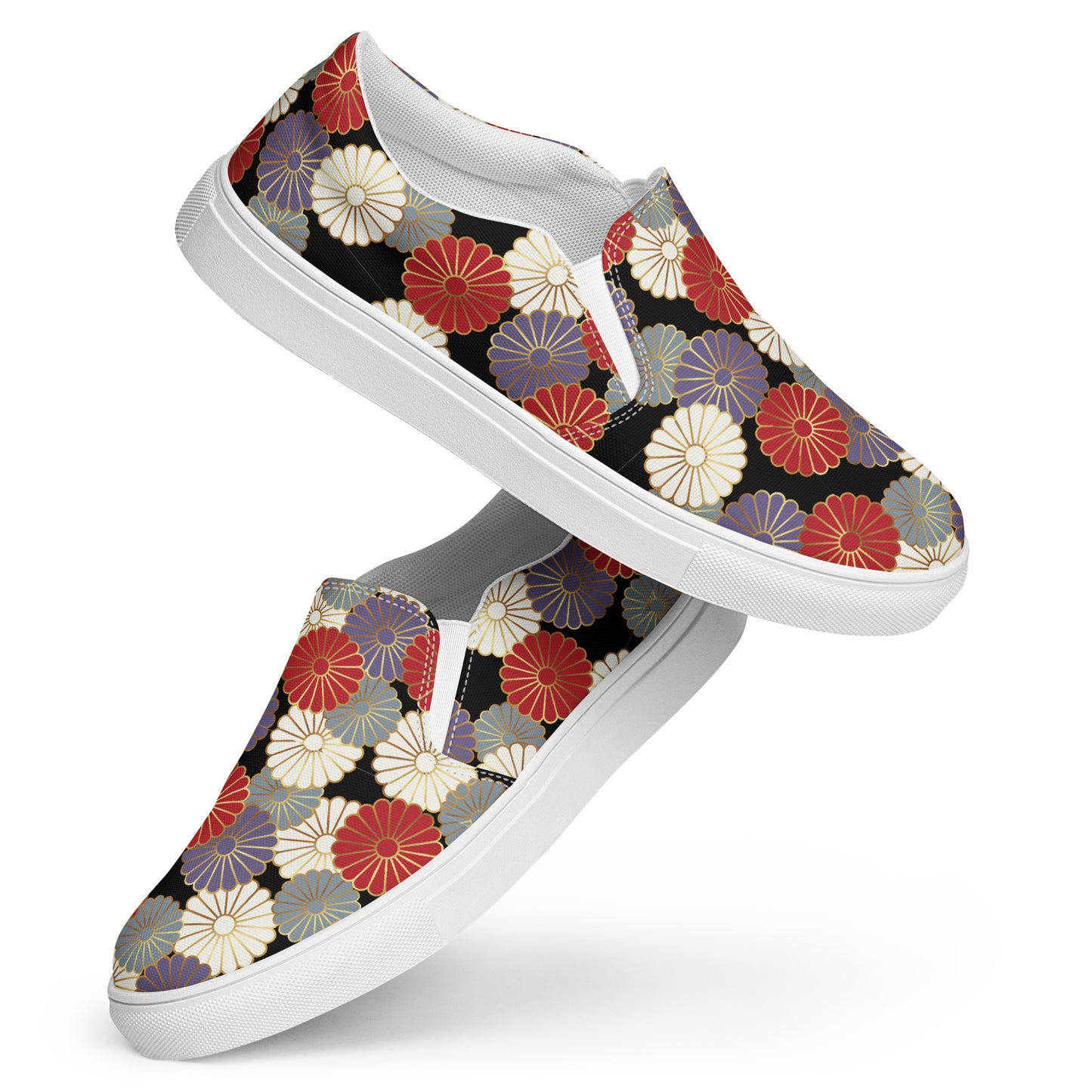 Silk Road | Women’s Slip-on Canvas Shoes | Chrysanthemum