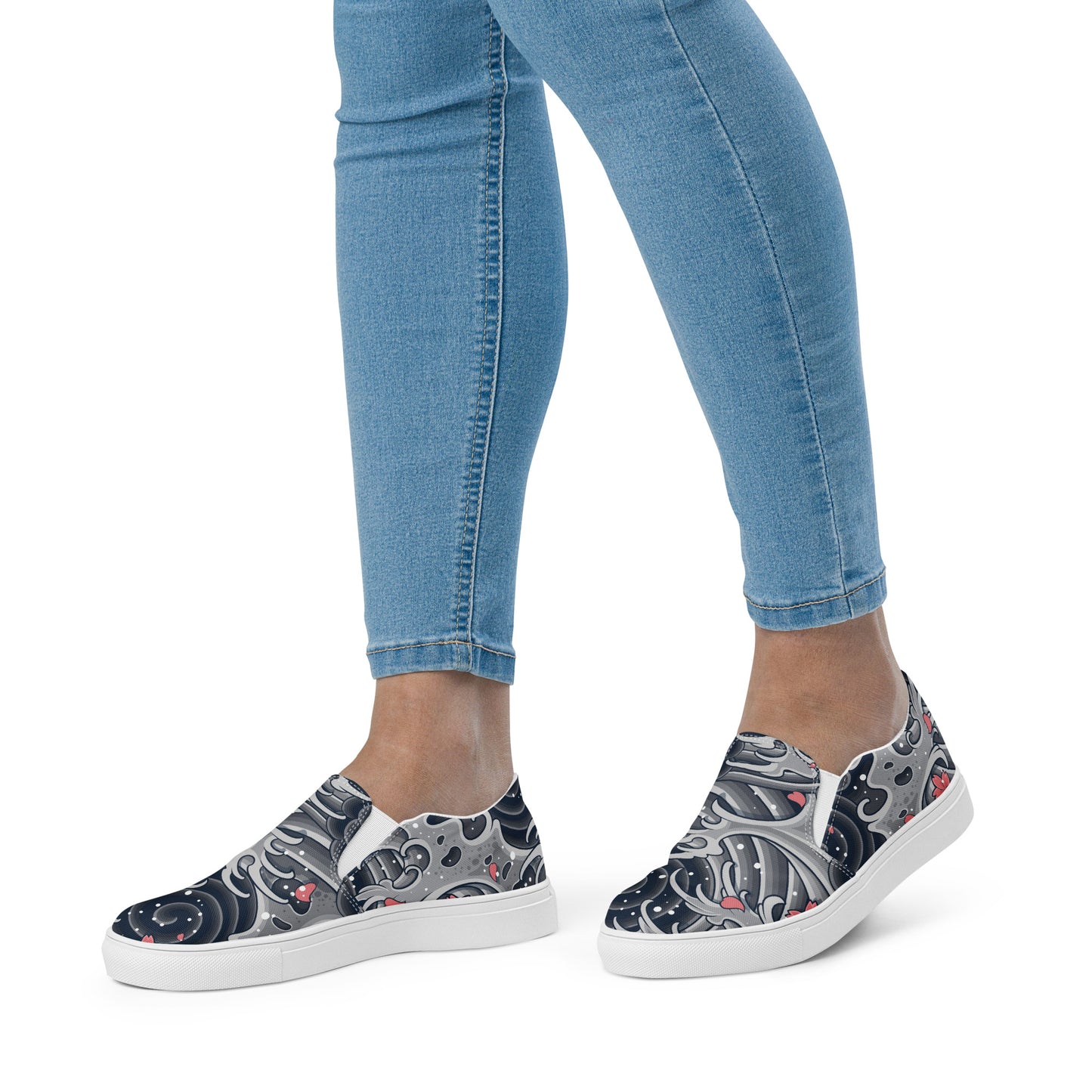 Silk Road | Women’s Slip-on Canvas Shoes | Sea Storm