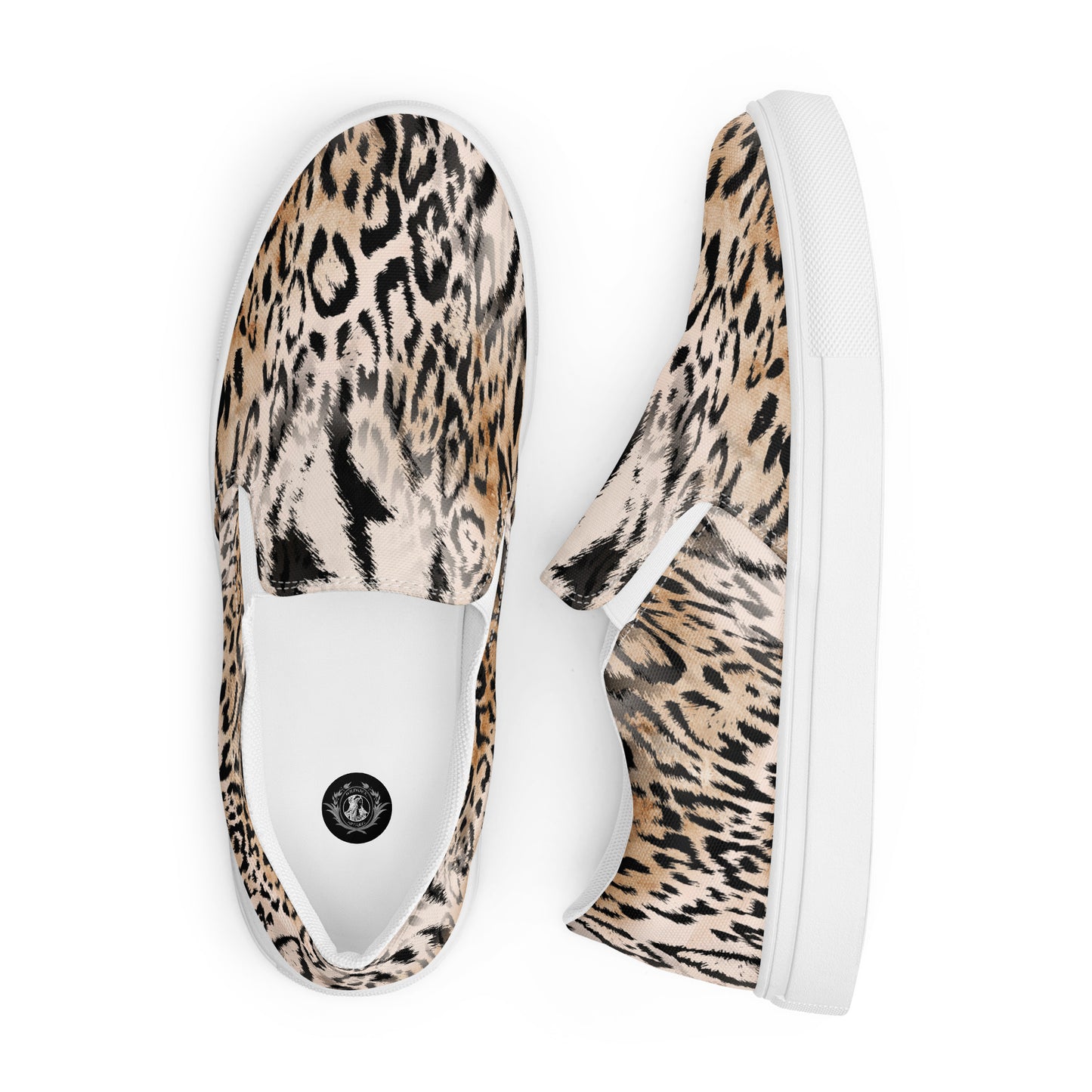 Eden Garden | Women’s Slip-on Canvas Shoes | Leopard