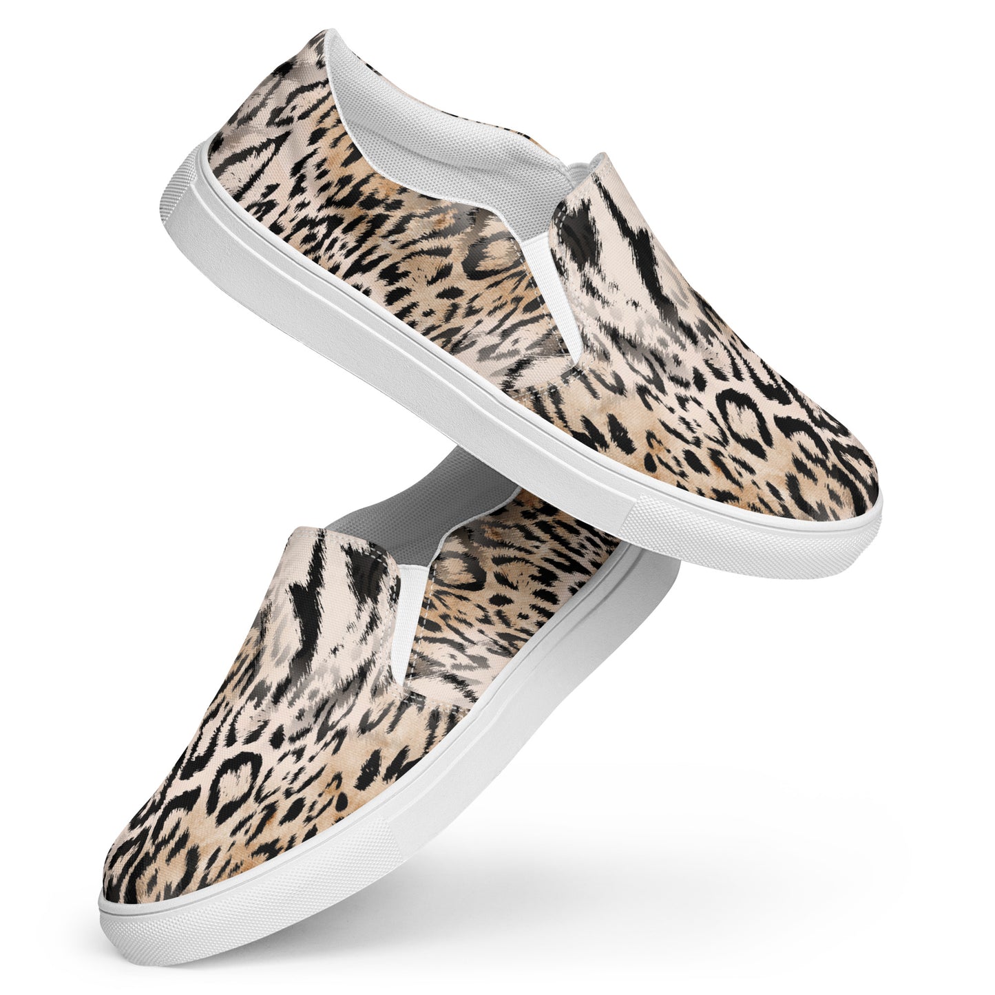 Eden Garden | Women’s Slip-on Canvas Shoes | Leopard