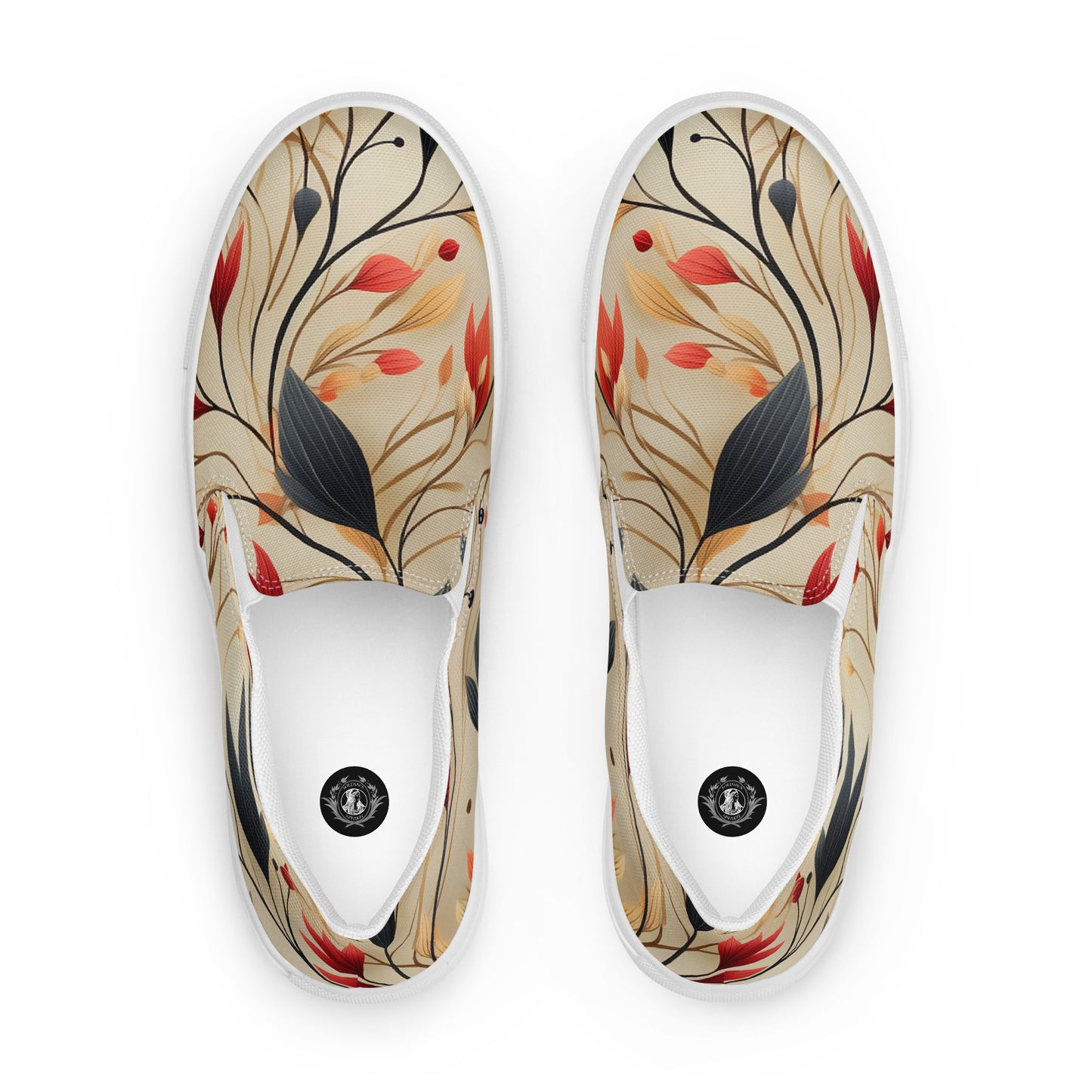 Eden Garden | Women’s Slip-on Canvas Shoes | Autumn Fire