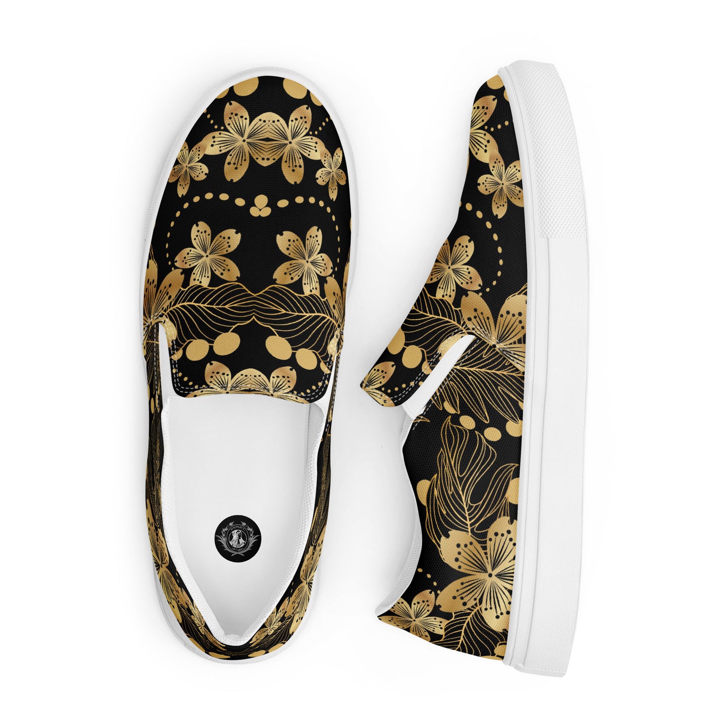 Eden Garden | Women’s Slip-on Canvas Shoes | Golden Lily