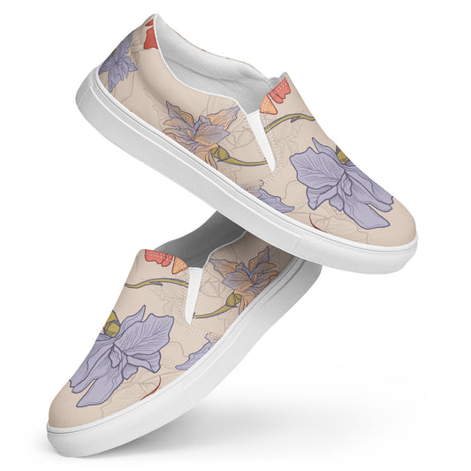 Eden Garden | Women’s Slip-on Canvas Shoes | Iris