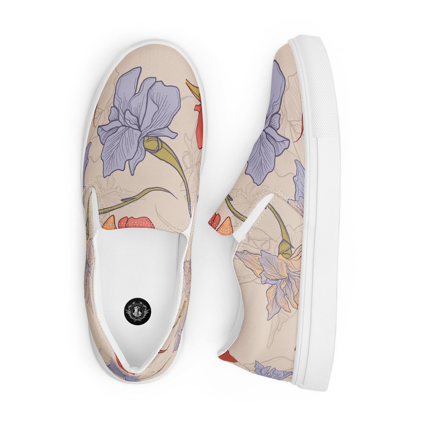 Eden Garden | Women’s Slip-on Canvas Shoes | Iris