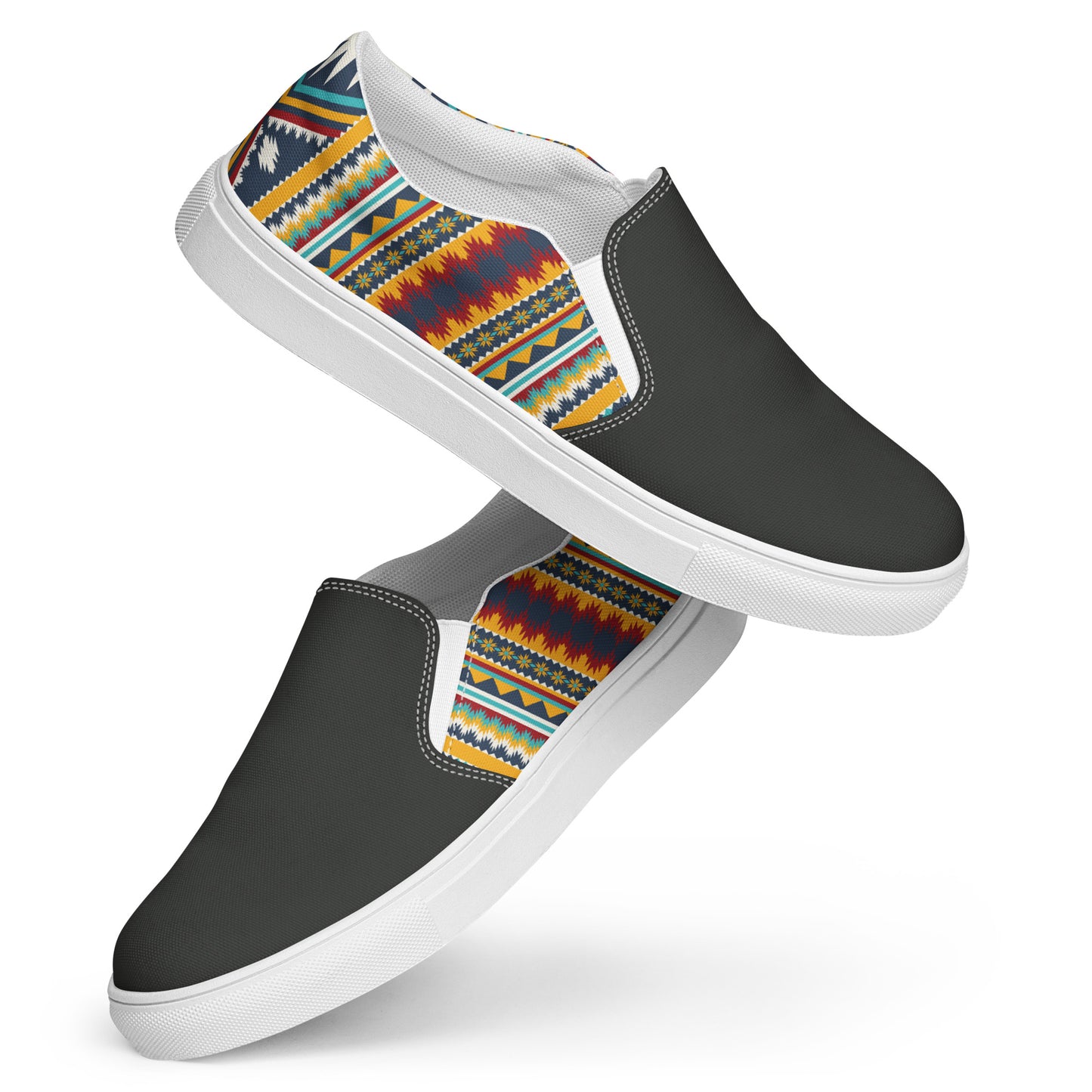 Southwest | Women’s Slip-on Canvas Shoes | Nakona 2Tone