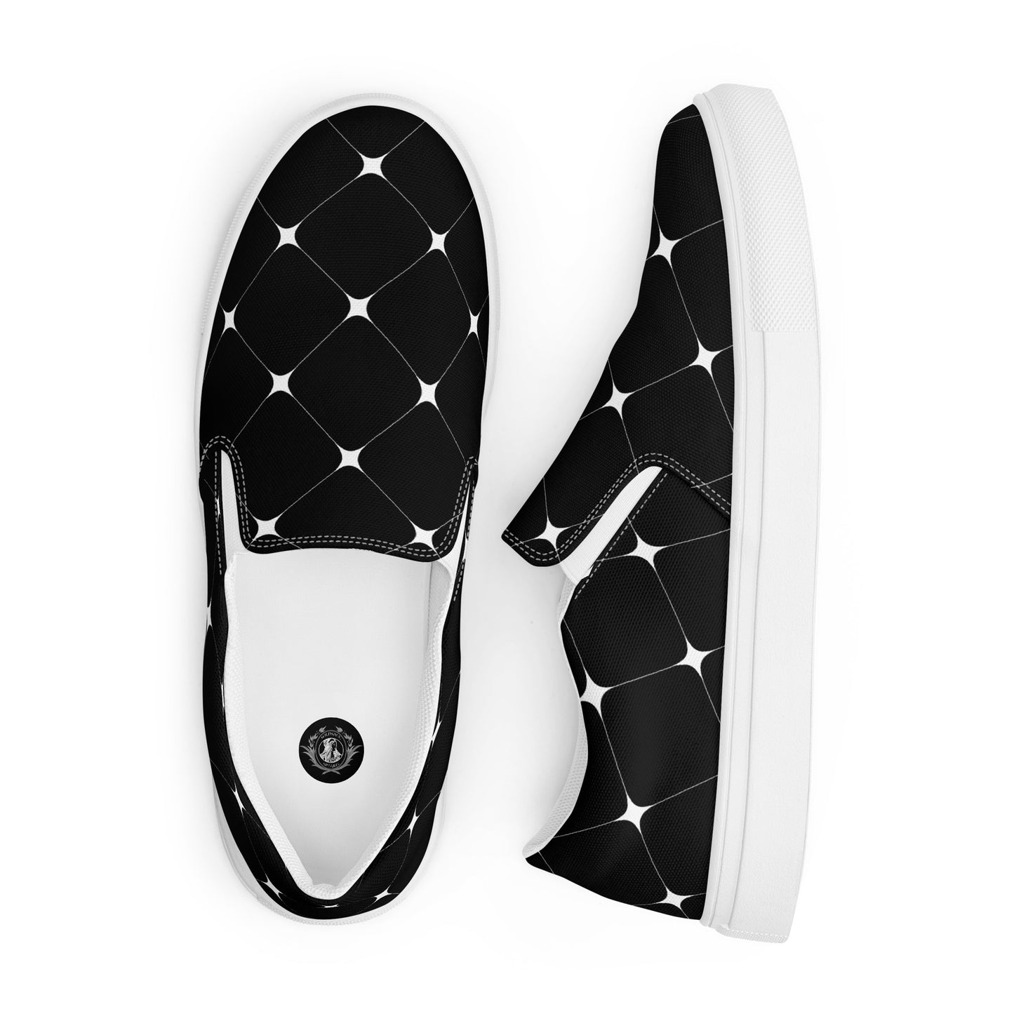 Silk Road | Women’s Slip-on Canvas Shoes | Black Diamond