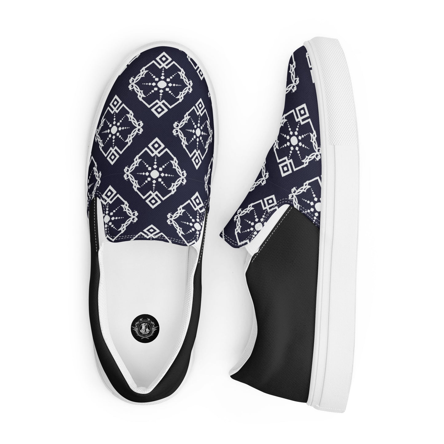 Silk Road | Women’s Slip-on Canvas Shoes | Moroccan Sun Halftone