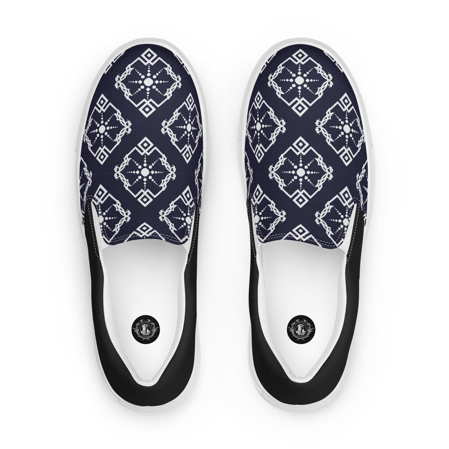 Silk Road | Women’s Slip-on Canvas Shoes | Moroccan Sun Halftone