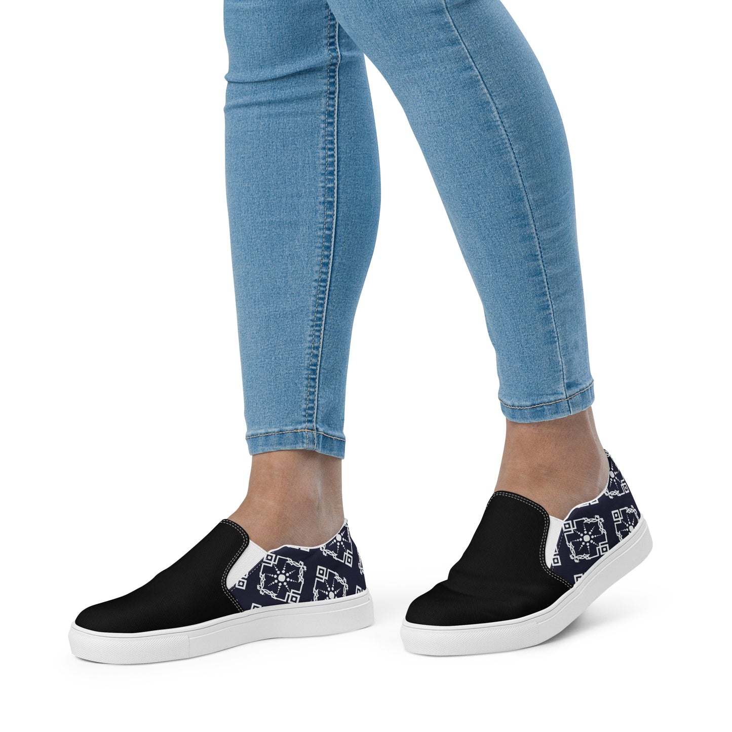 Silk Road | Women’s Slip-on Canvas Shoes | Moroccan Sun 2Tone