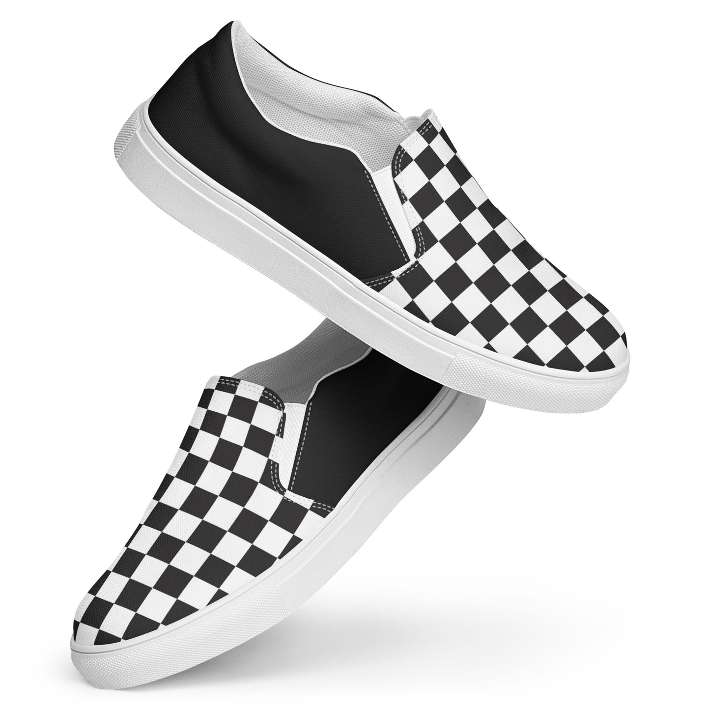 GeoMetro | Women’s Slip-on Canvas Shoes | Chex Halftone