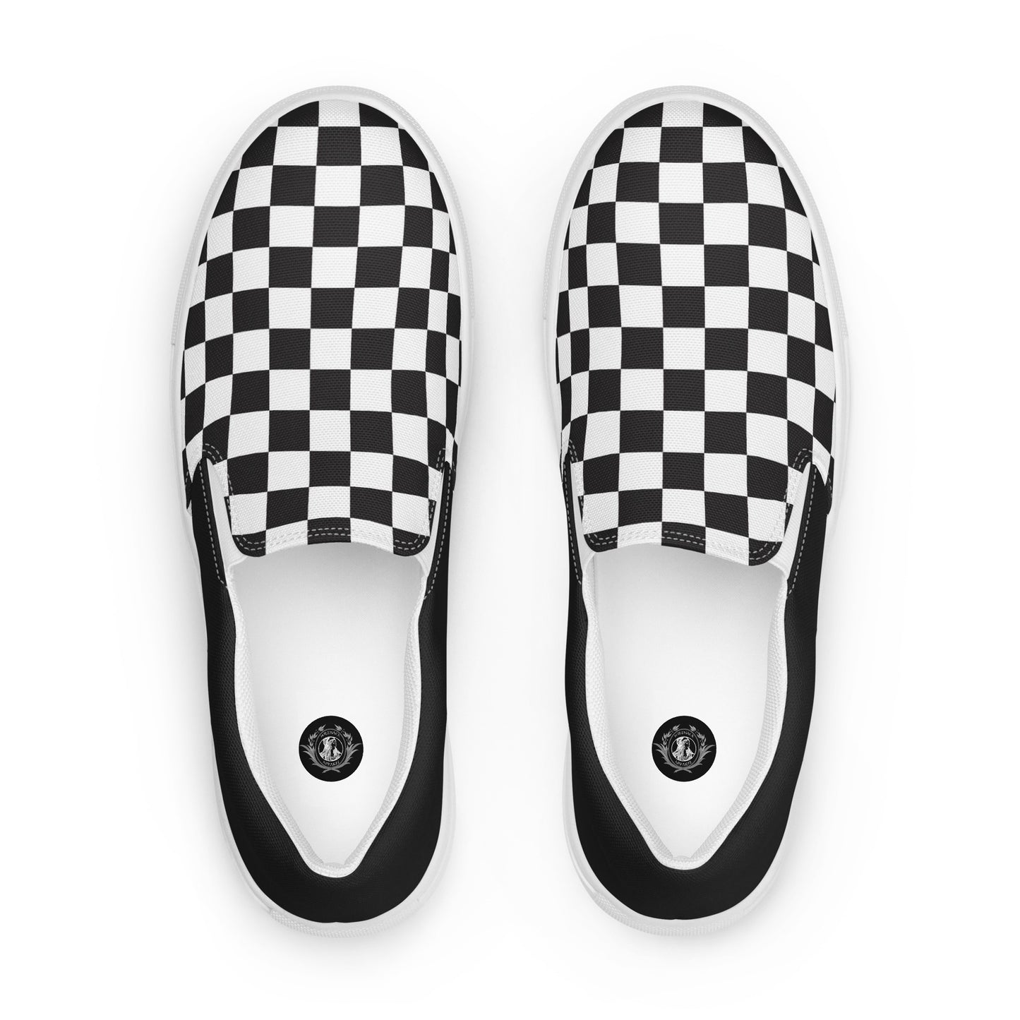 GeoMetro | Women’s Slip-on Canvas Shoes | Chex Halftone