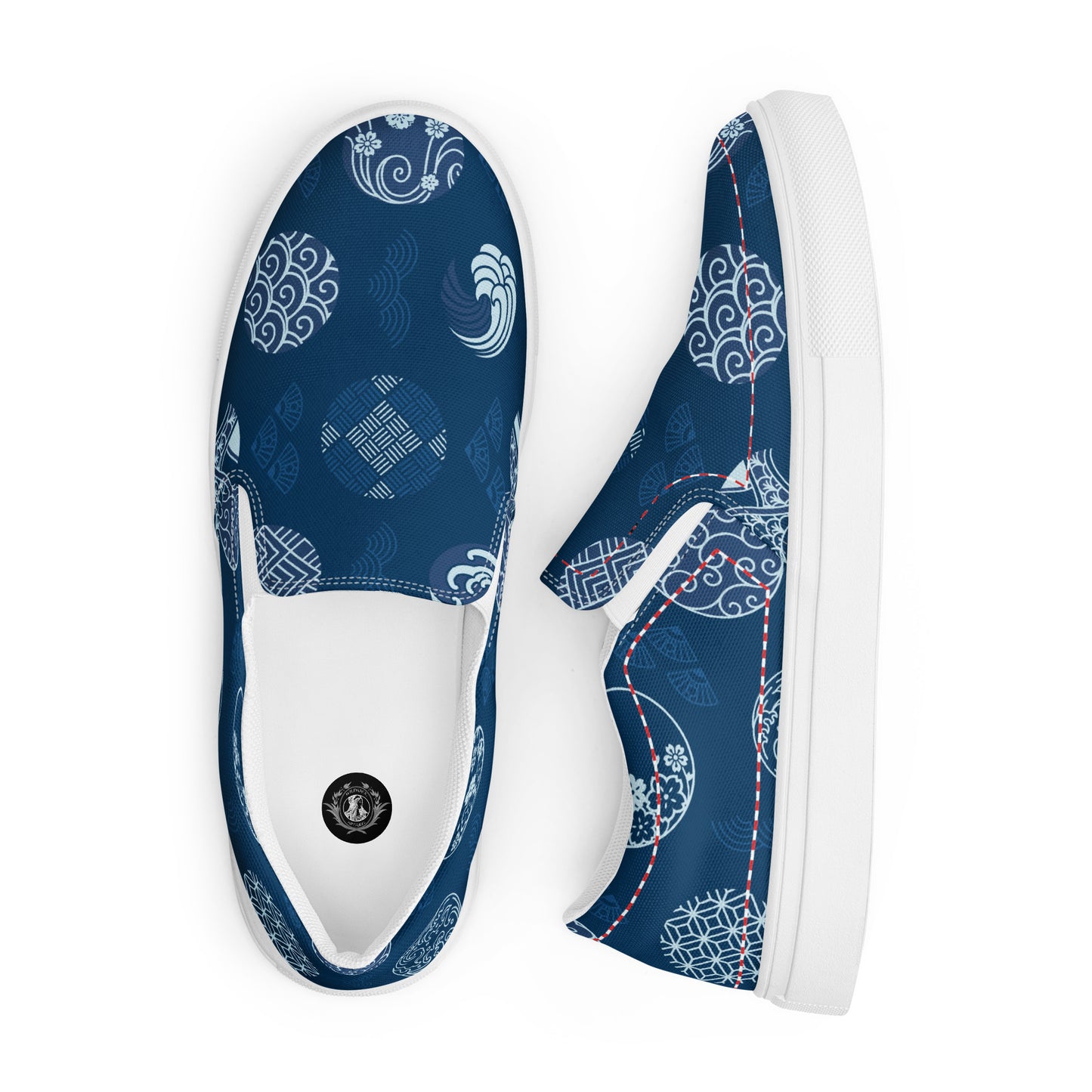 Silk Road | Women’s Slip-on Canvas Shoes | Blue Seal