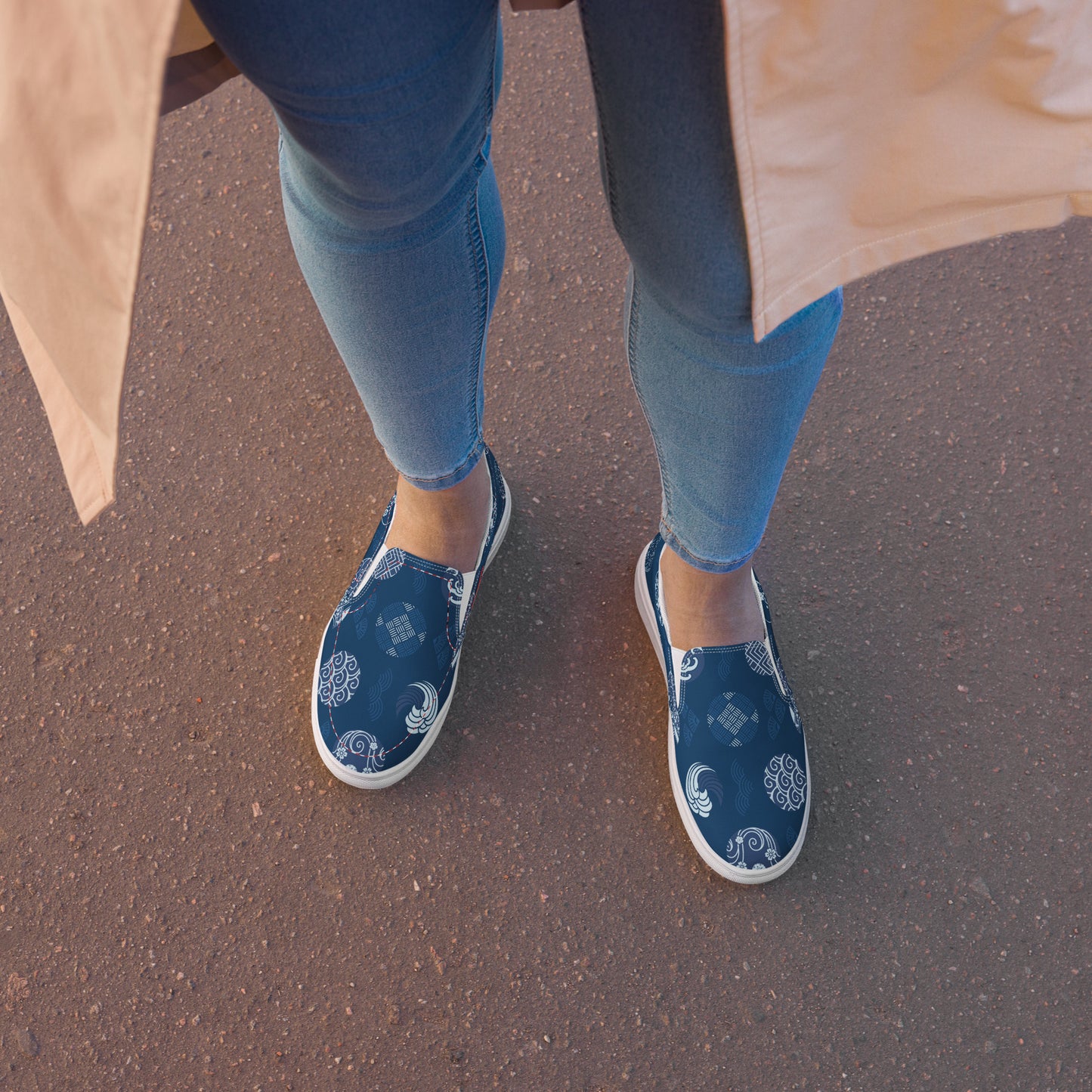 Silk Road | Women’s Slip-on Canvas Shoes | Blue Seal