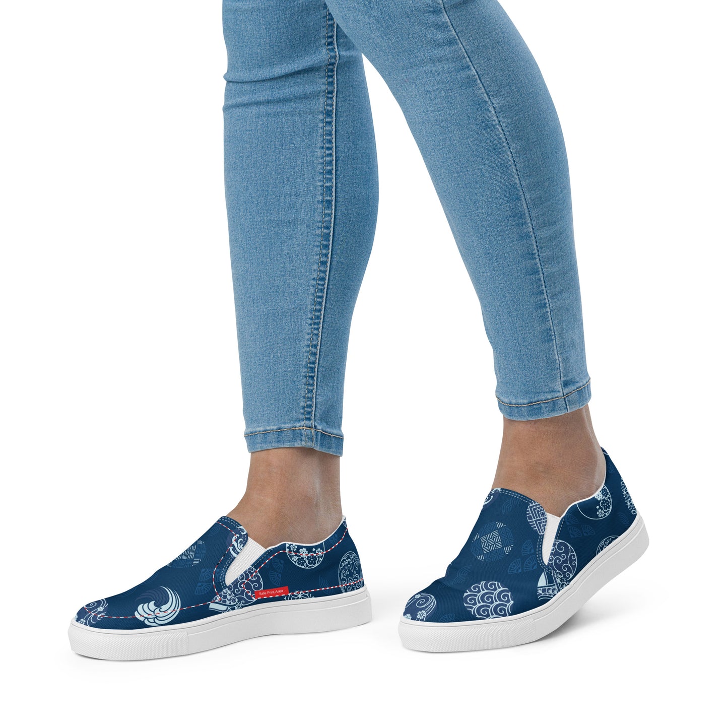 Silk Road | Women’s Slip-on Canvas Shoes | Blue Seal