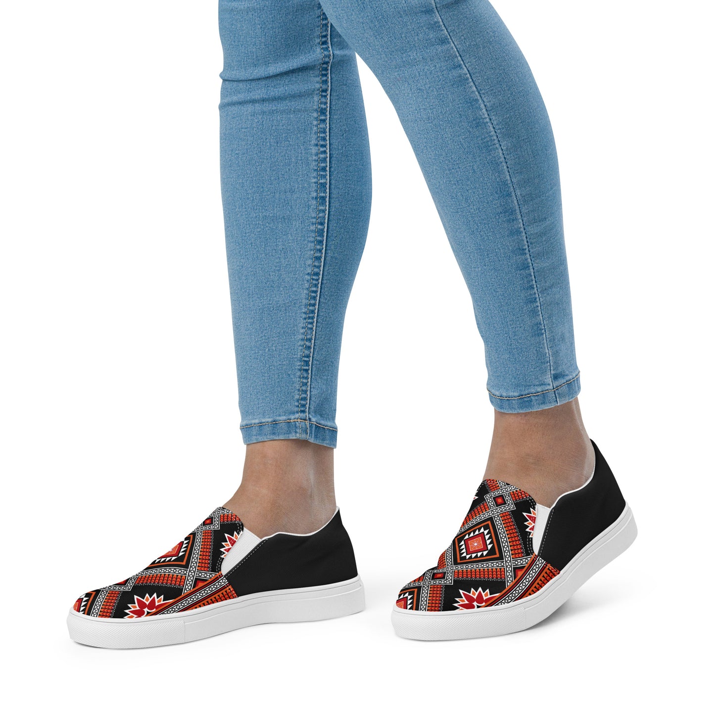 Southwest | Women’s Slip-on Canvas Shoes | Barbarosa Halftone