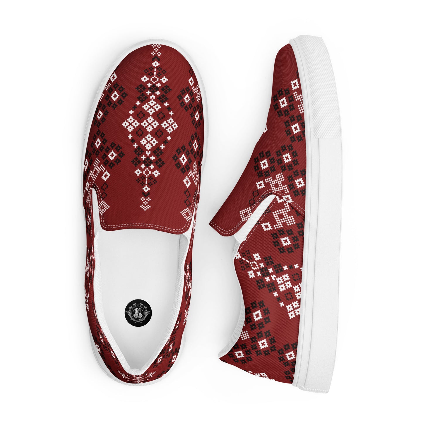 Southwest | Women’s Slip-on Canvas Shoes | Red Mesa