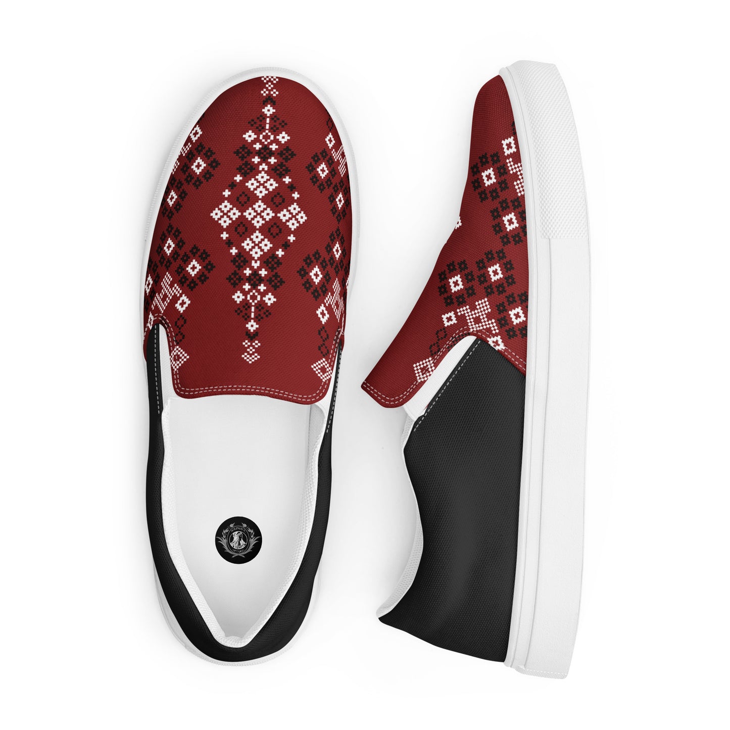 Southwest | Women’s Slip-on Canvas Shoes | Red Mesa Halftone