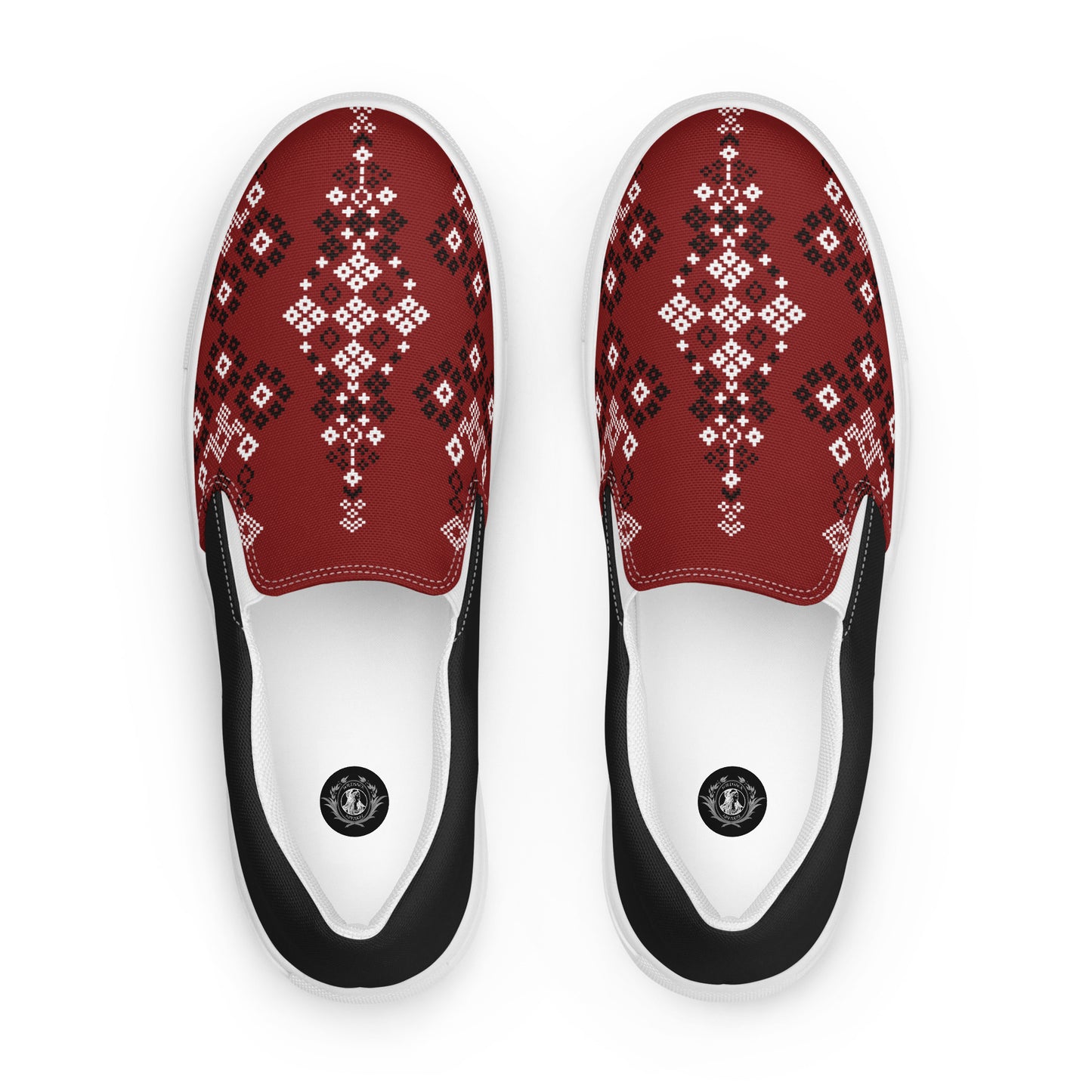 Southwest | Women’s Slip-on Canvas Shoes | Red Mesa Halftone