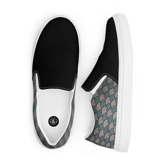 Silk Road | Women’s Slip-on Canvas Shoes | Sea Foam 2Tone