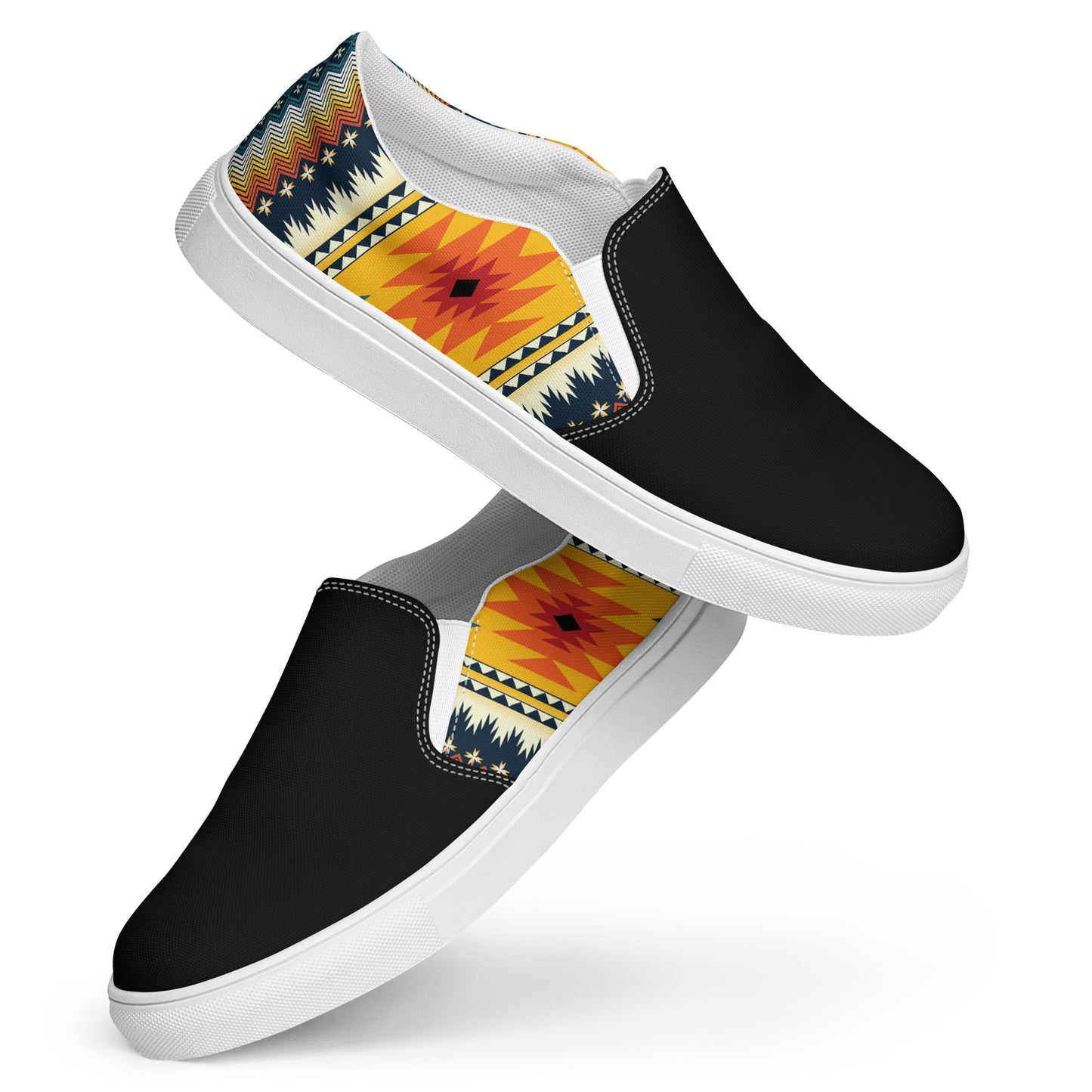 Southwest | Women’s Slip-on Canvas Shoes | Nakai 2Tone