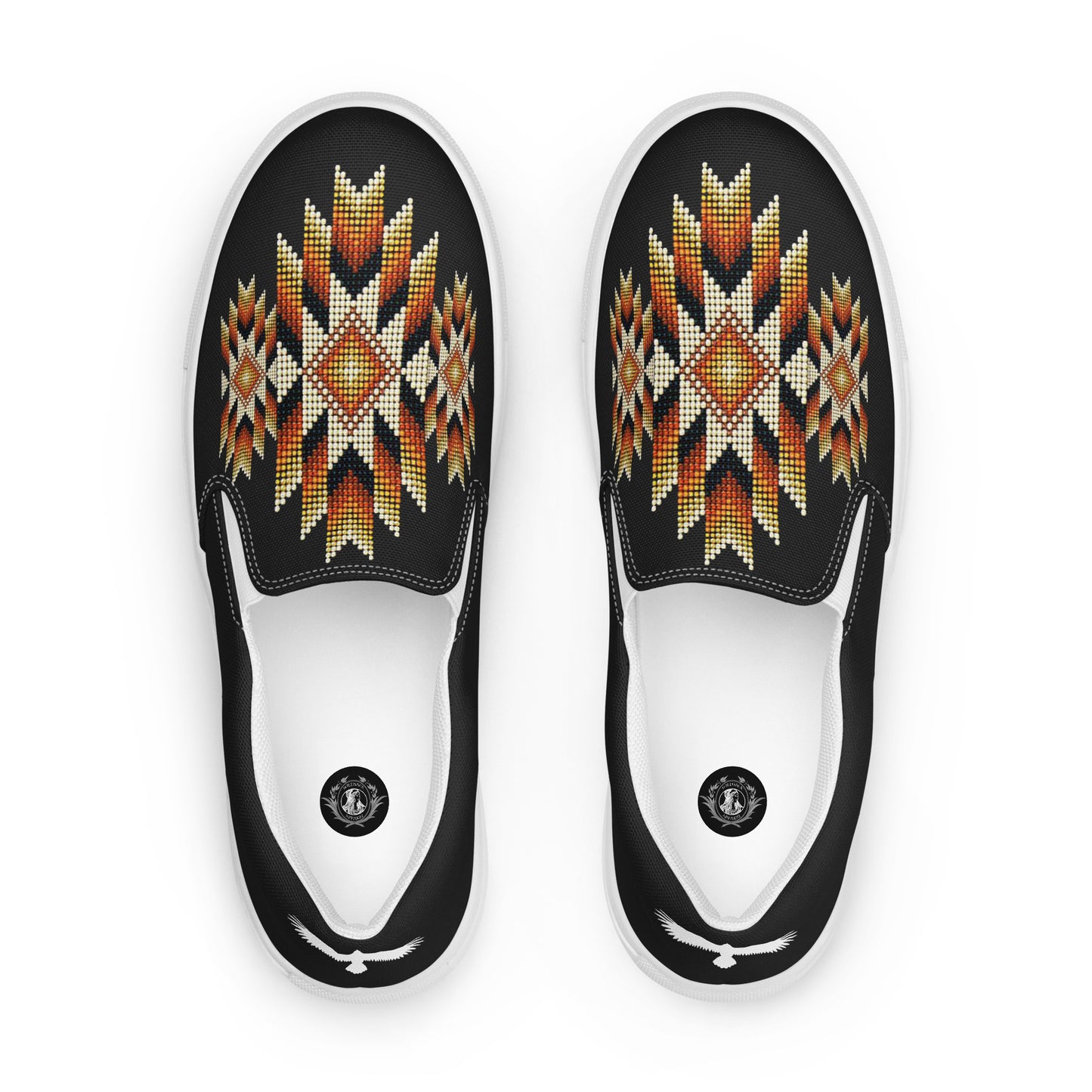 Southwest | Women’s Slip-on Canvas Shoes | Night Sky Halftone