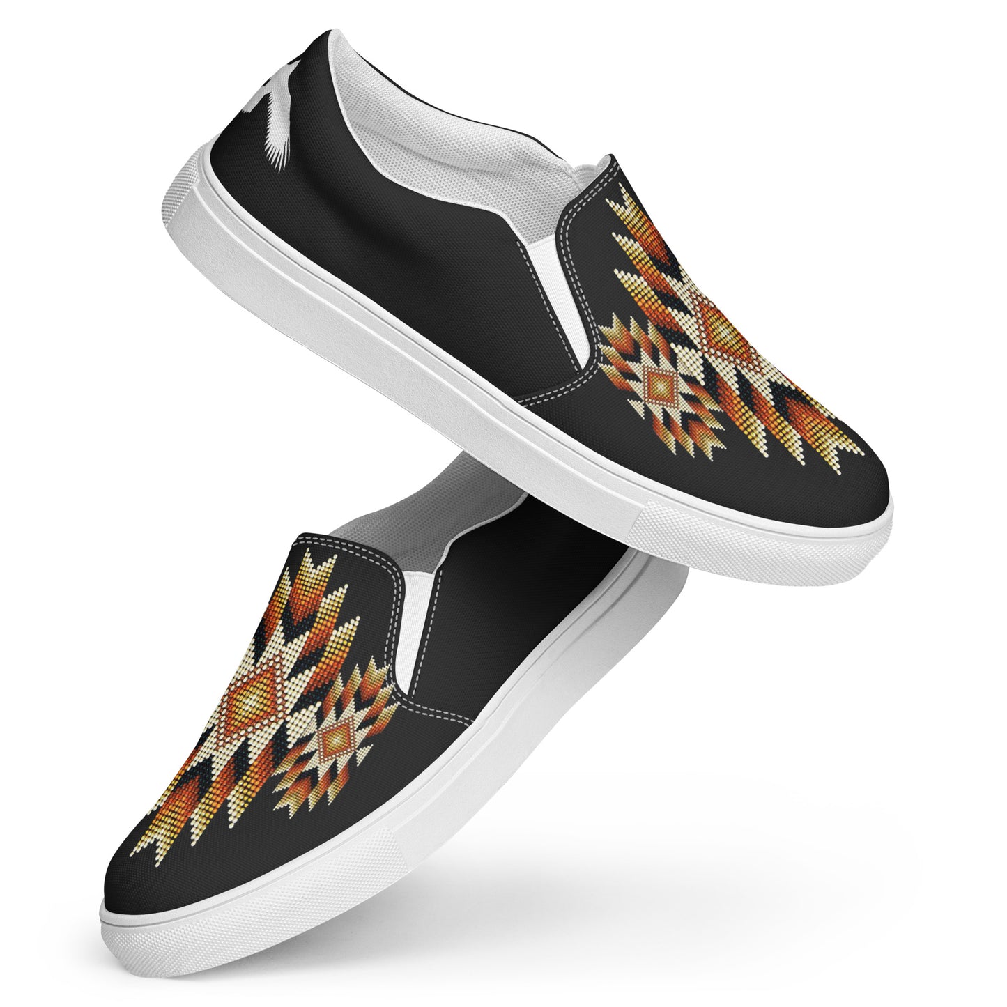 Southwest | Women’s Slip-on Canvas Shoes | Night Sky Halftone