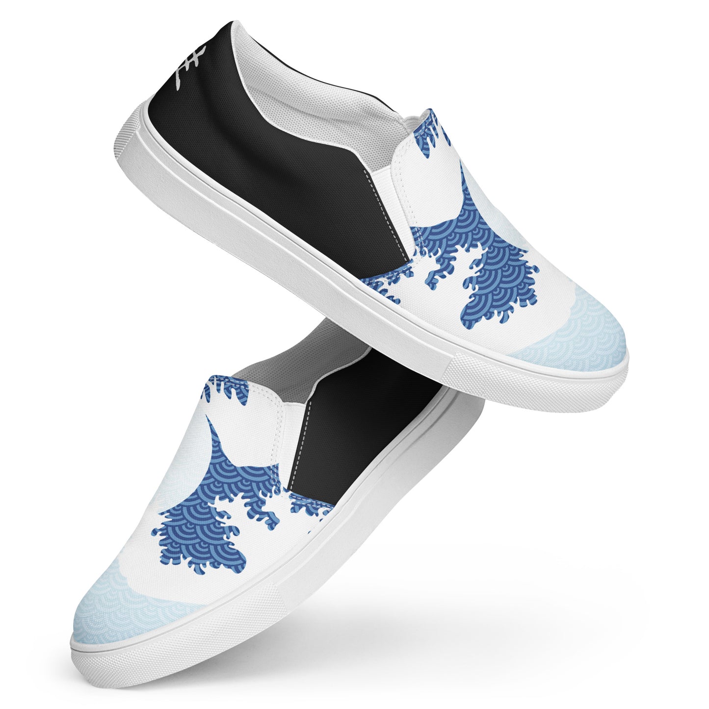 Silk Road | Women’s Slip-on Canvas Shoes | Tsunami Sky Halftone