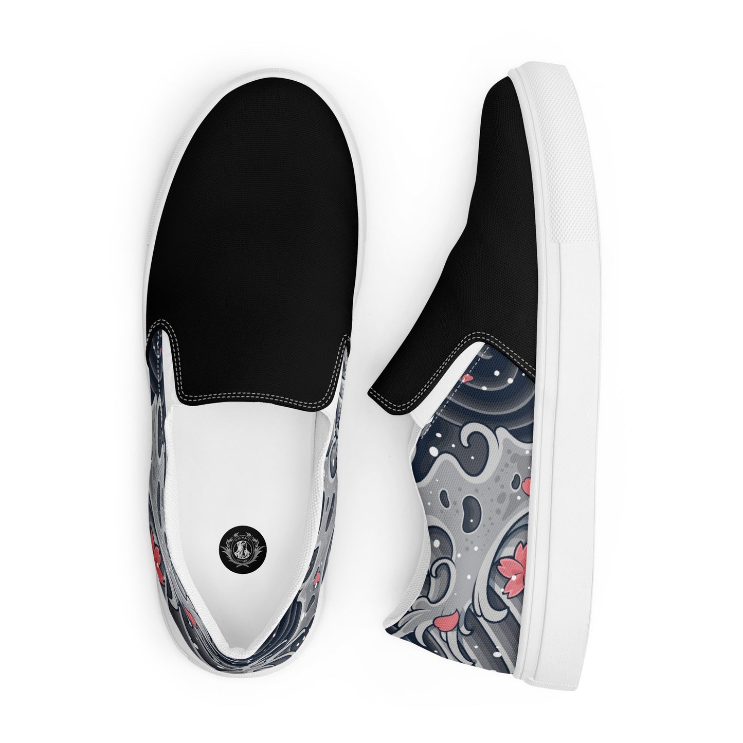 Silk Road | Women’s Slip-on Canvas Shoes | Sea Storm 2Tone