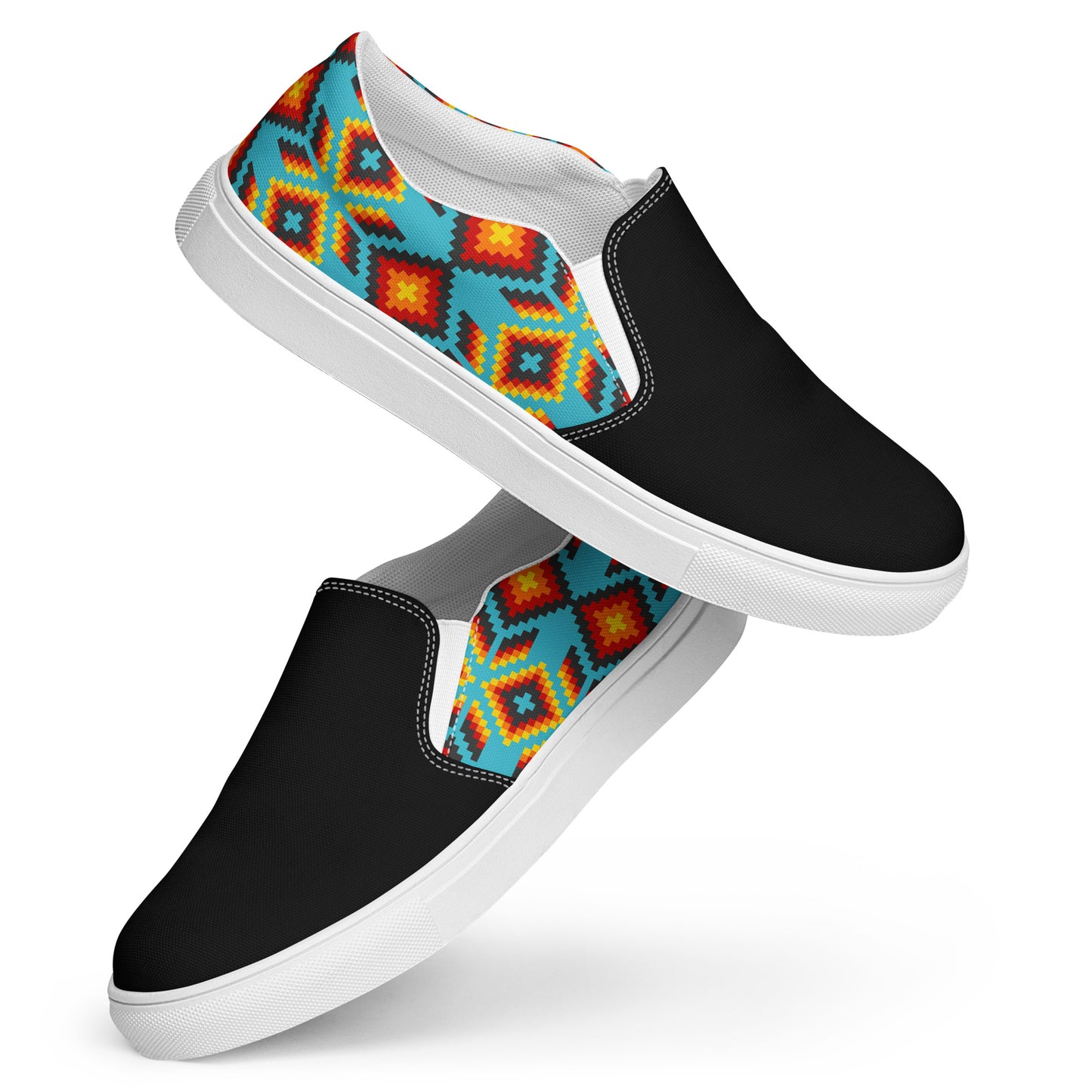 Southwest | Women’s Slip-on Canvas Shoes | Huichol 2Tone