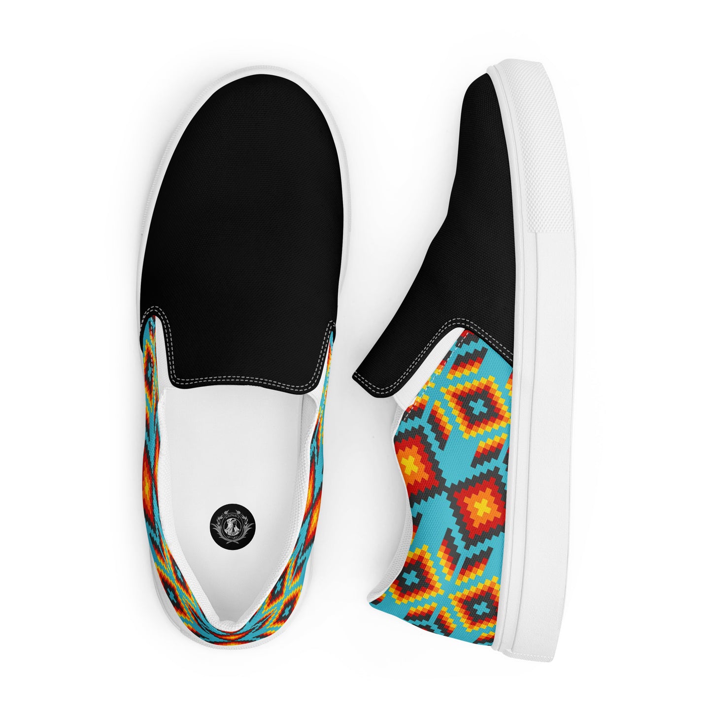 Southwest | Women’s Slip-on Canvas Shoes | Huichol 2Tone