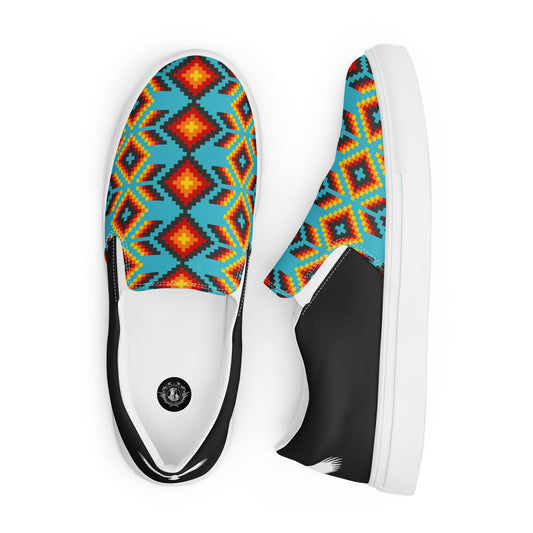 Southwest | Women’s Slip-on Canvas Shoes | Huichol Halftone