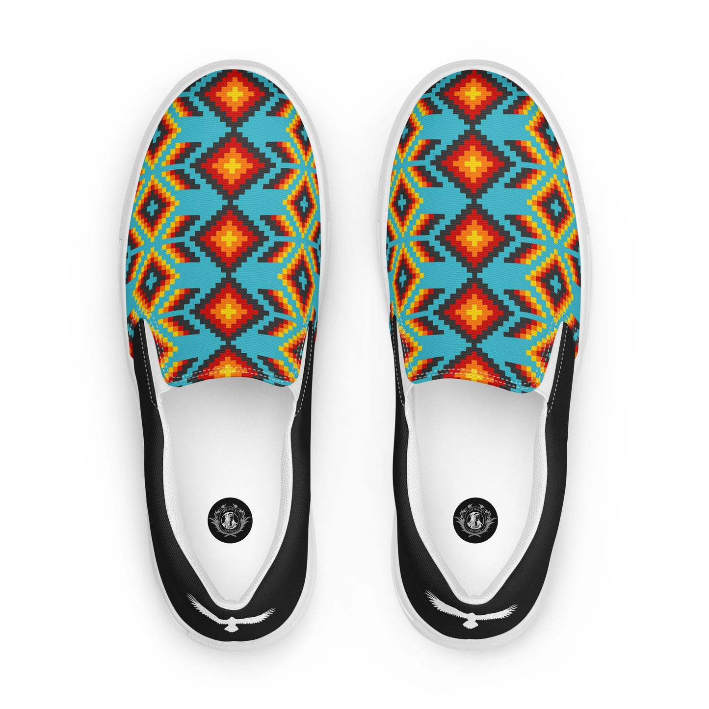 Southwest | Women’s Slip-on Canvas Shoes | Huichol Halftone