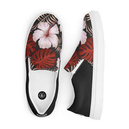 Eden Garden | Women’s Slip-on Canvas Shoes | Kuai Halftone - WildSage Market