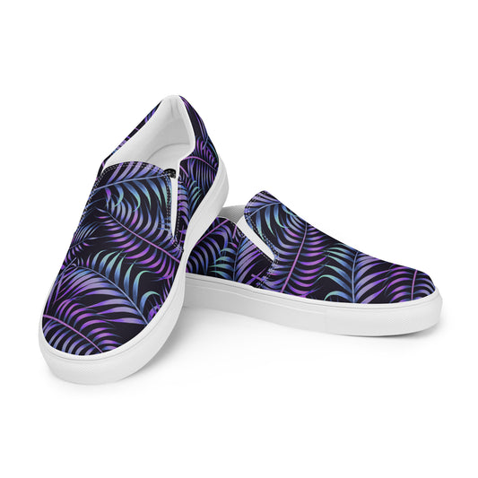 Eden Garden | Women’s Slip-on Canvas Shoes | Purple Haze