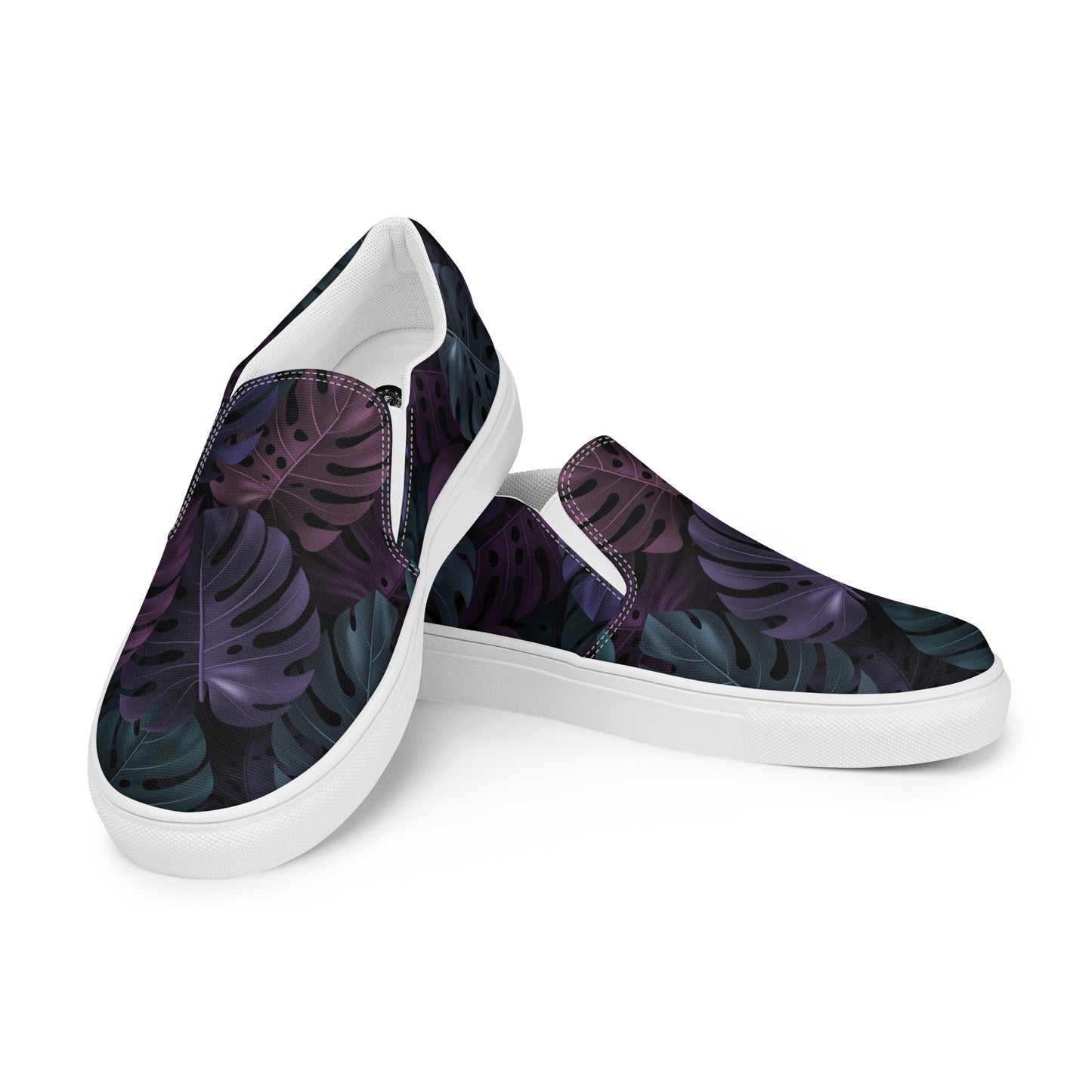 Eden Garden | Women’s Slip-on Canvas Shoes | Dark Forest