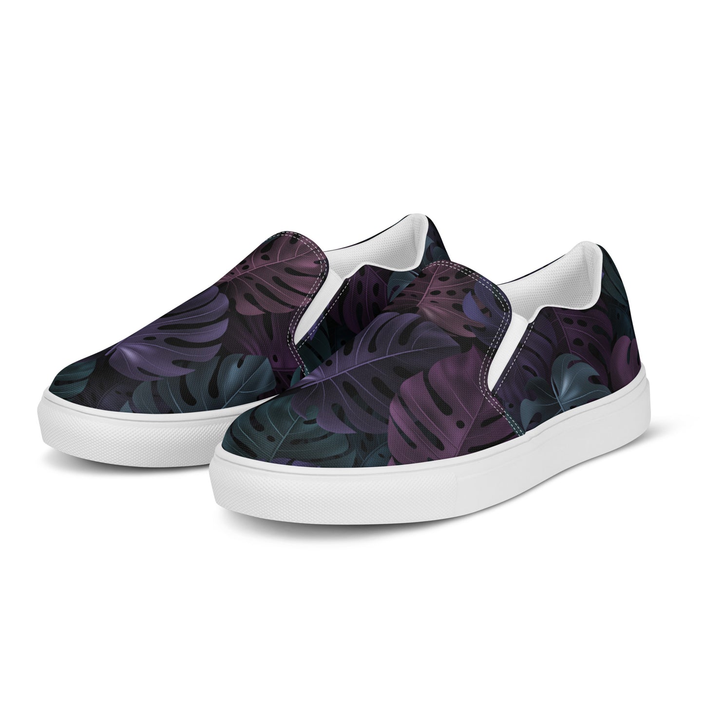 Eden Garden | Women’s Slip-on Canvas Shoes | Dark Forest