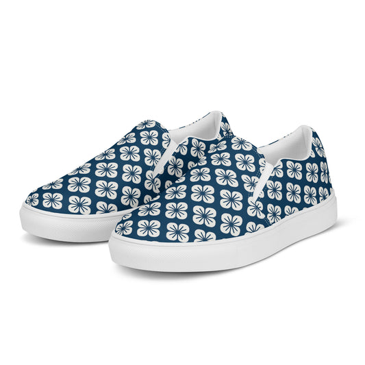 Silk Road | Women’s Slip-on Canvas Shoes | Blue Orchid