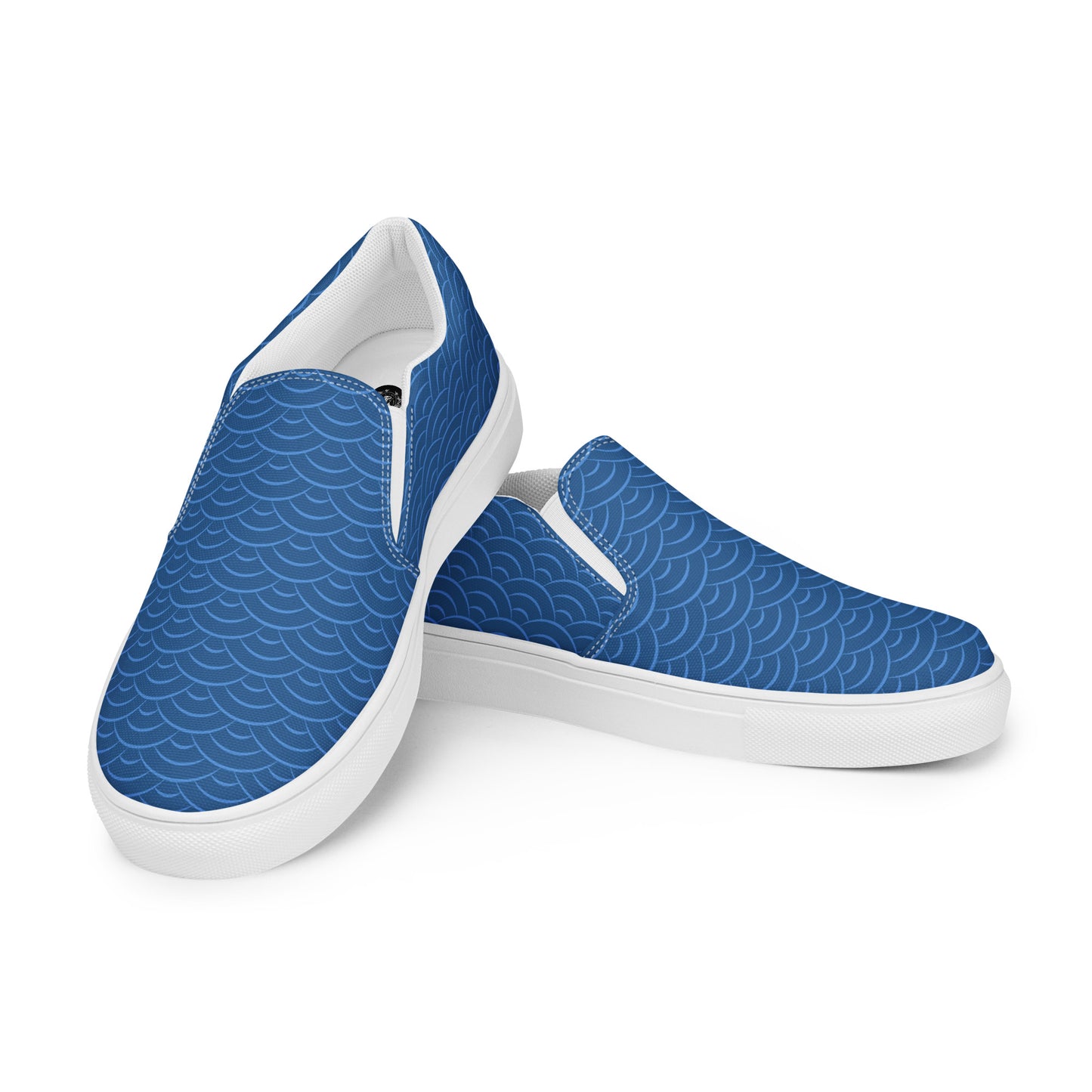 Silk Road | Women’s Slip-on Canvas Shoes | Blue Seas