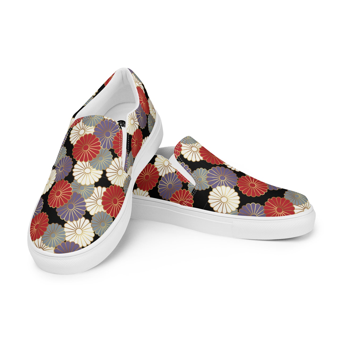 Silk Road | Women’s Slip-on Canvas Shoes | Chrysanthemum