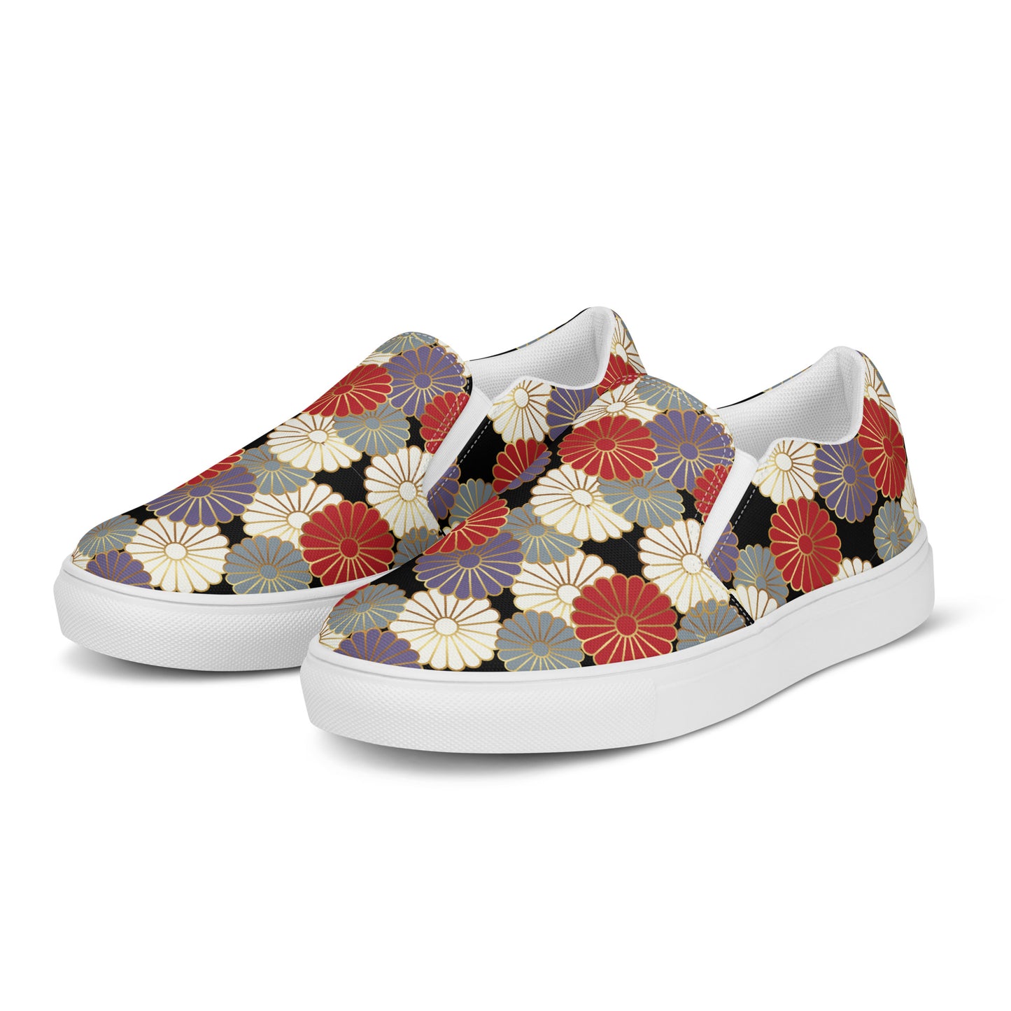 Silk Road | Women’s Slip-on Canvas Shoes | Chrysanthemum