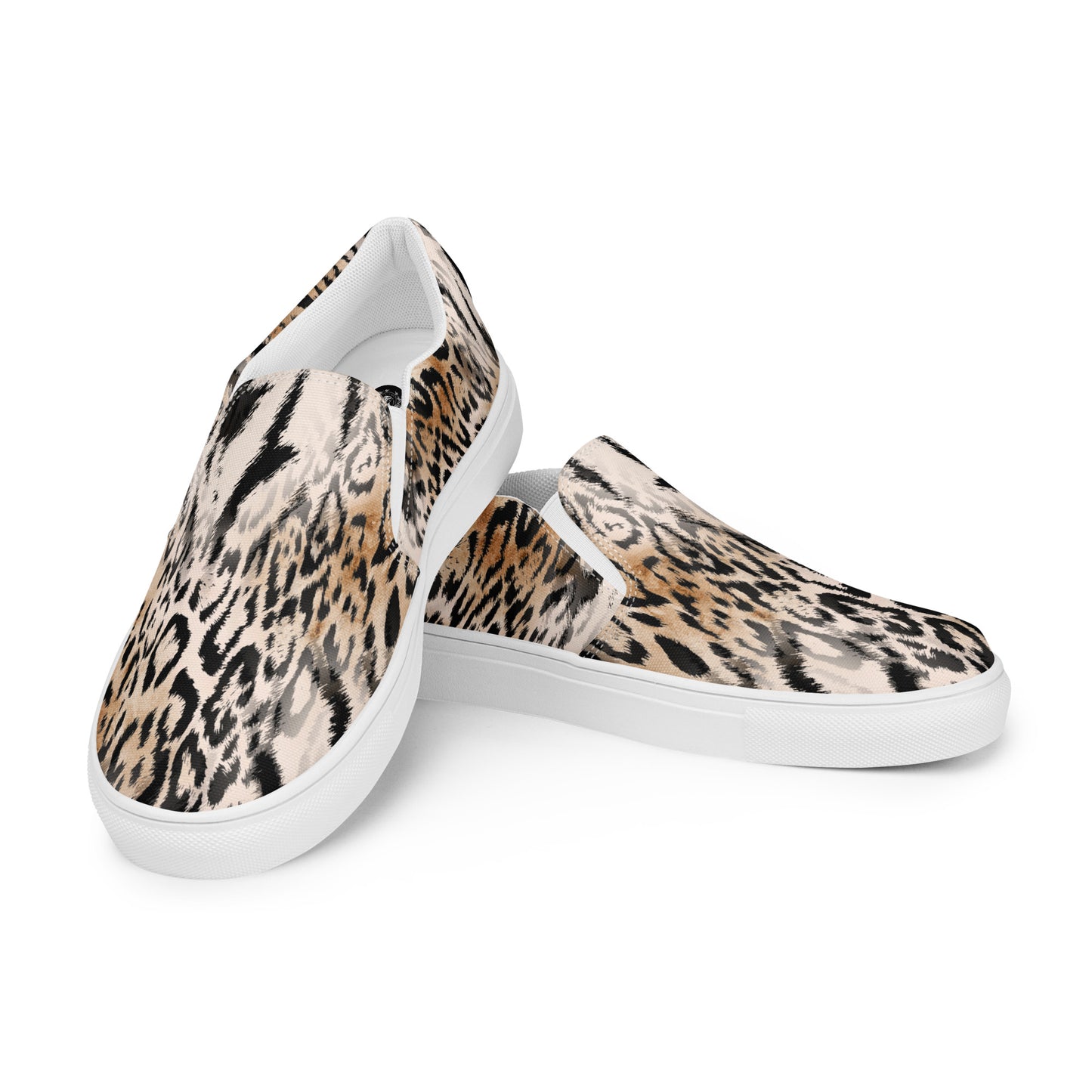 Eden Garden | Women’s Slip-on Canvas Shoes | Leopard