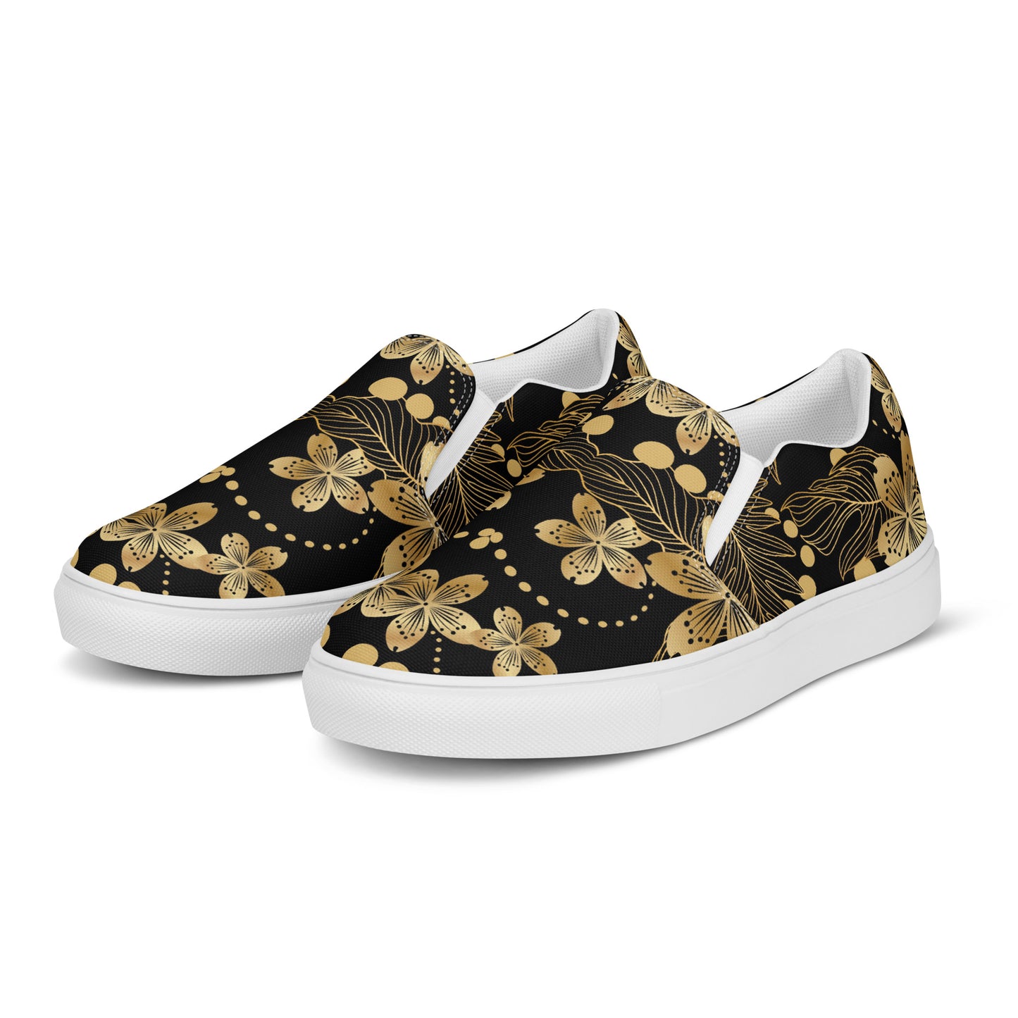 Eden Garden | Women’s Slip-on Canvas Shoes | Golden Lily