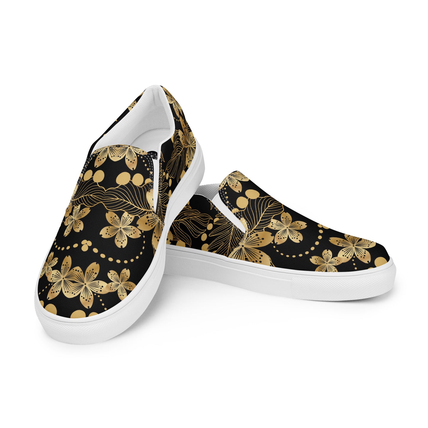 Eden Garden | Women’s Slip-on Canvas Shoes | Golden Lily