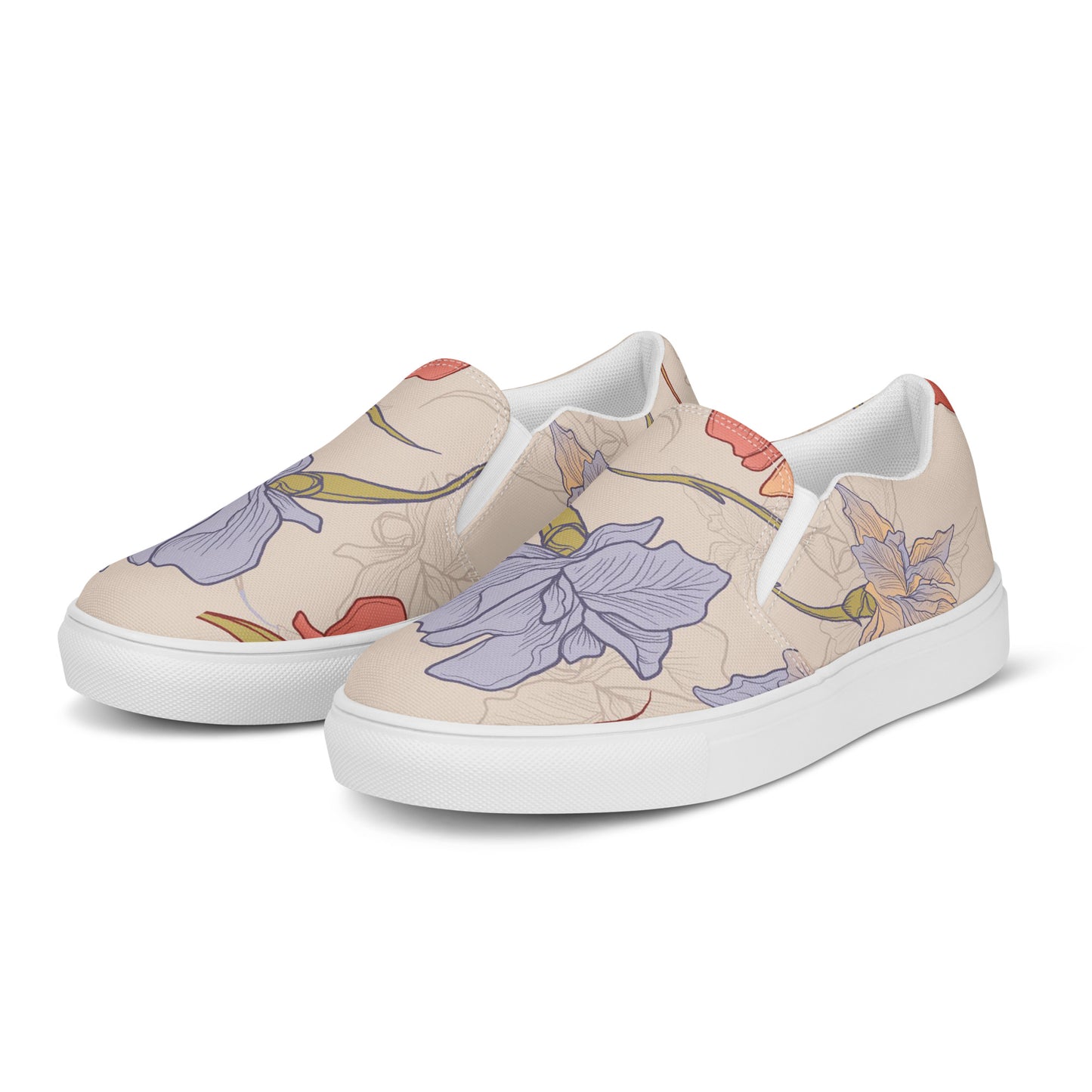 Eden Garden | Women’s Slip-on Canvas Shoes | Iris