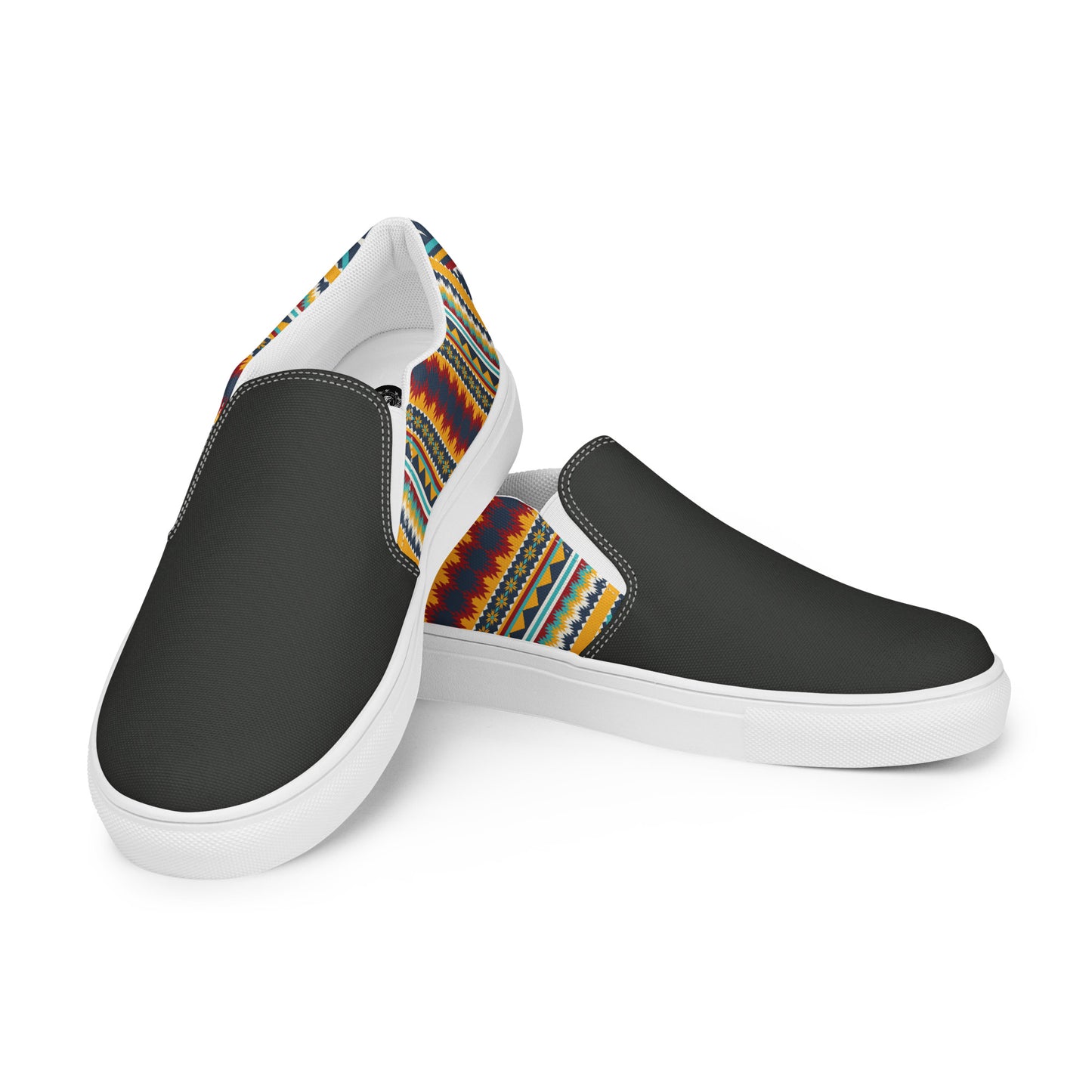 Southwest | Women’s Slip-on Canvas Shoes | Nakona 2Tone