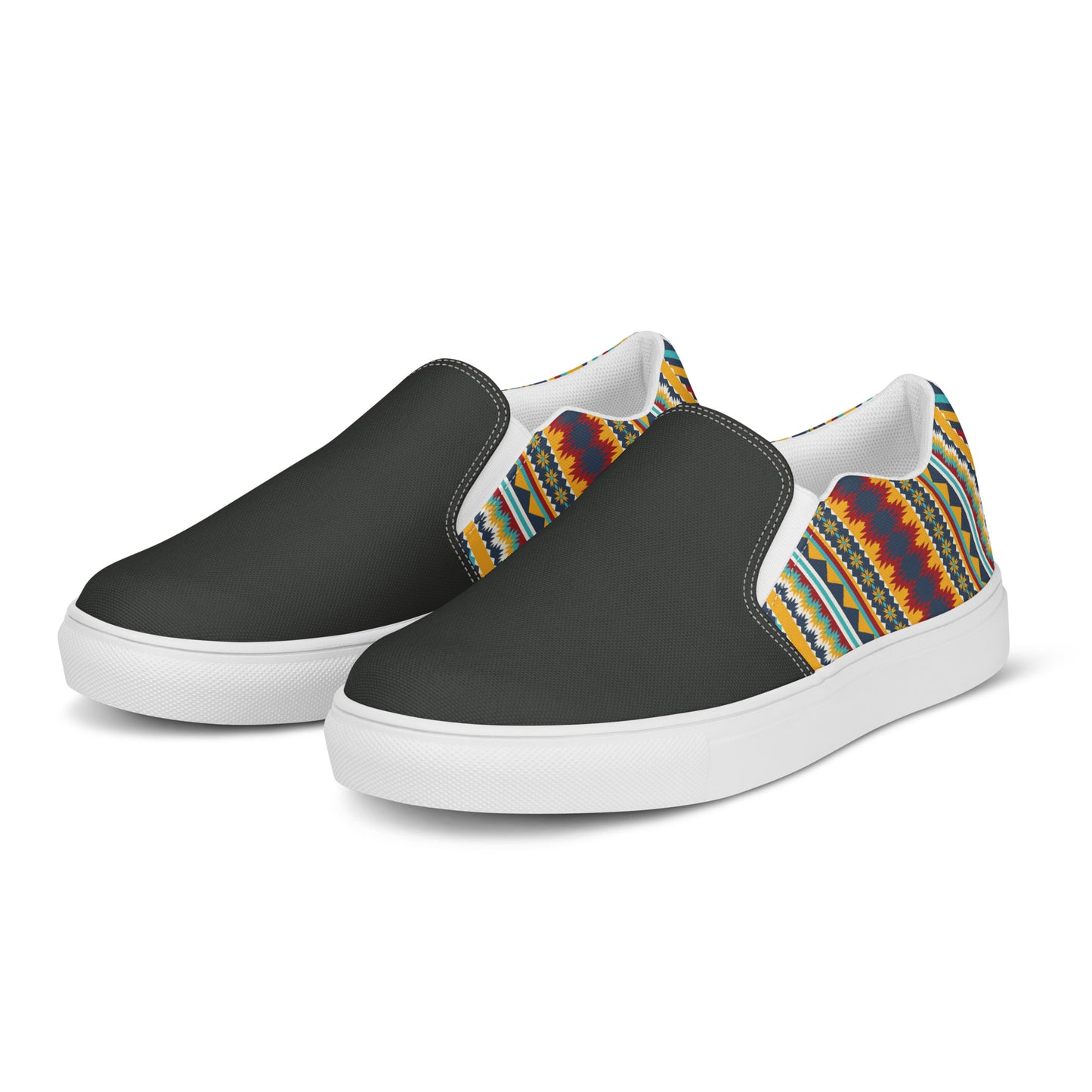 Southwest | Women’s Slip-on Canvas Shoes | Nakona 2Tone